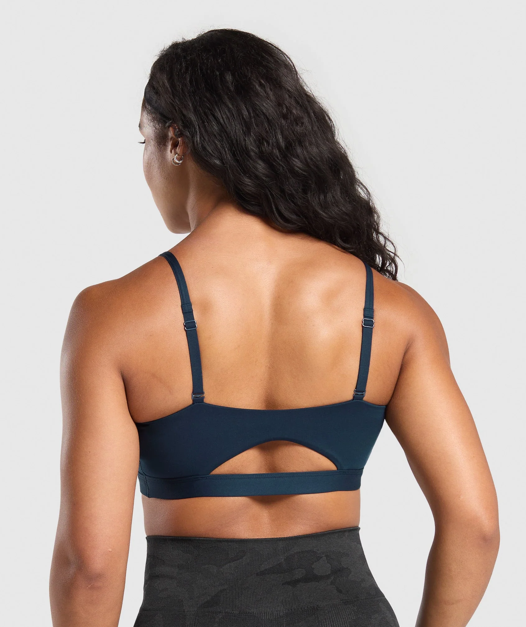 Gymshark Cut Out Bandeau - Navy - Image 2