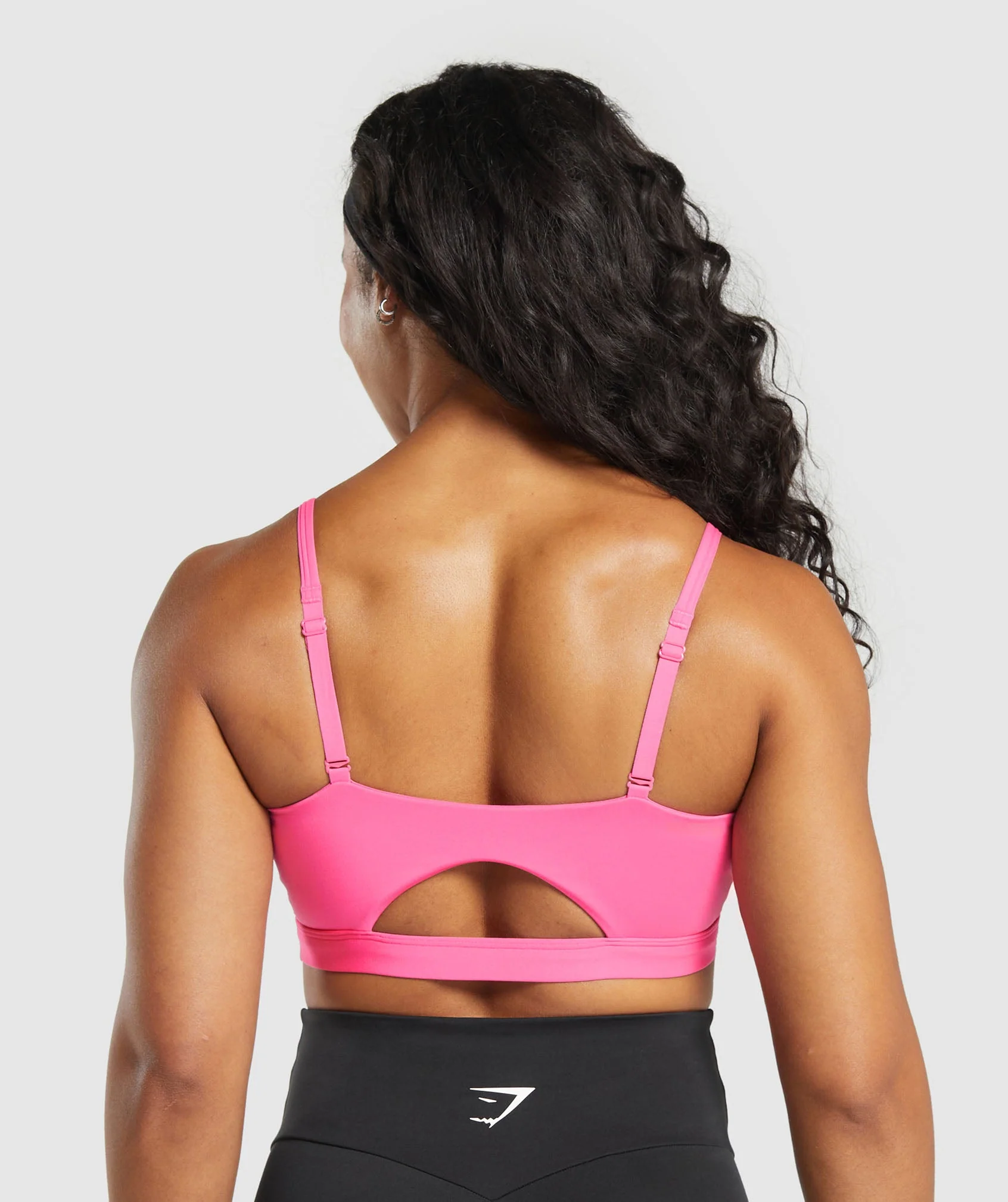 Gymshark Cut Out Bandeau - Physical Pink - Image 2