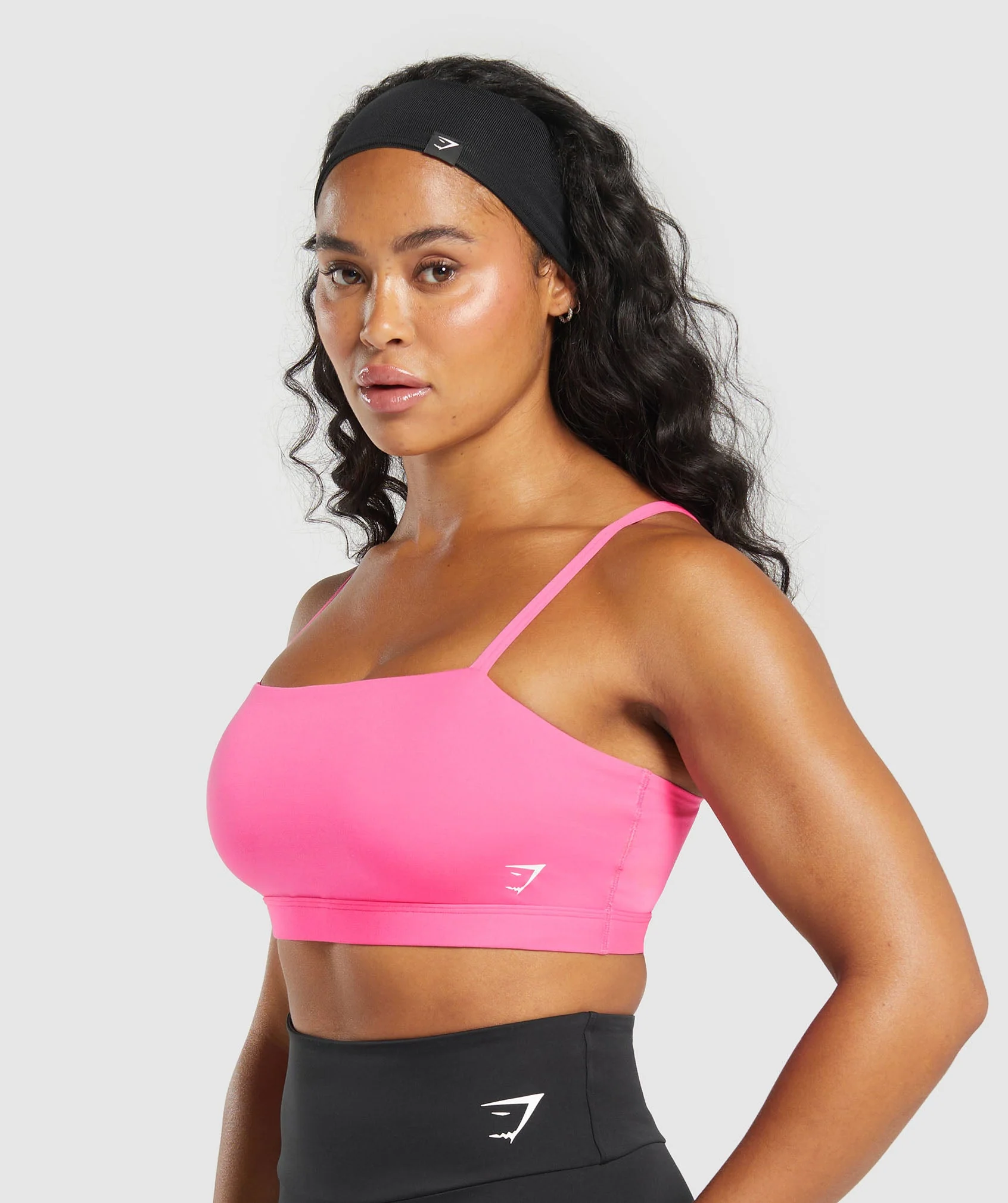 Gymshark Cut Out Bandeau - Physical Pink - Image 3