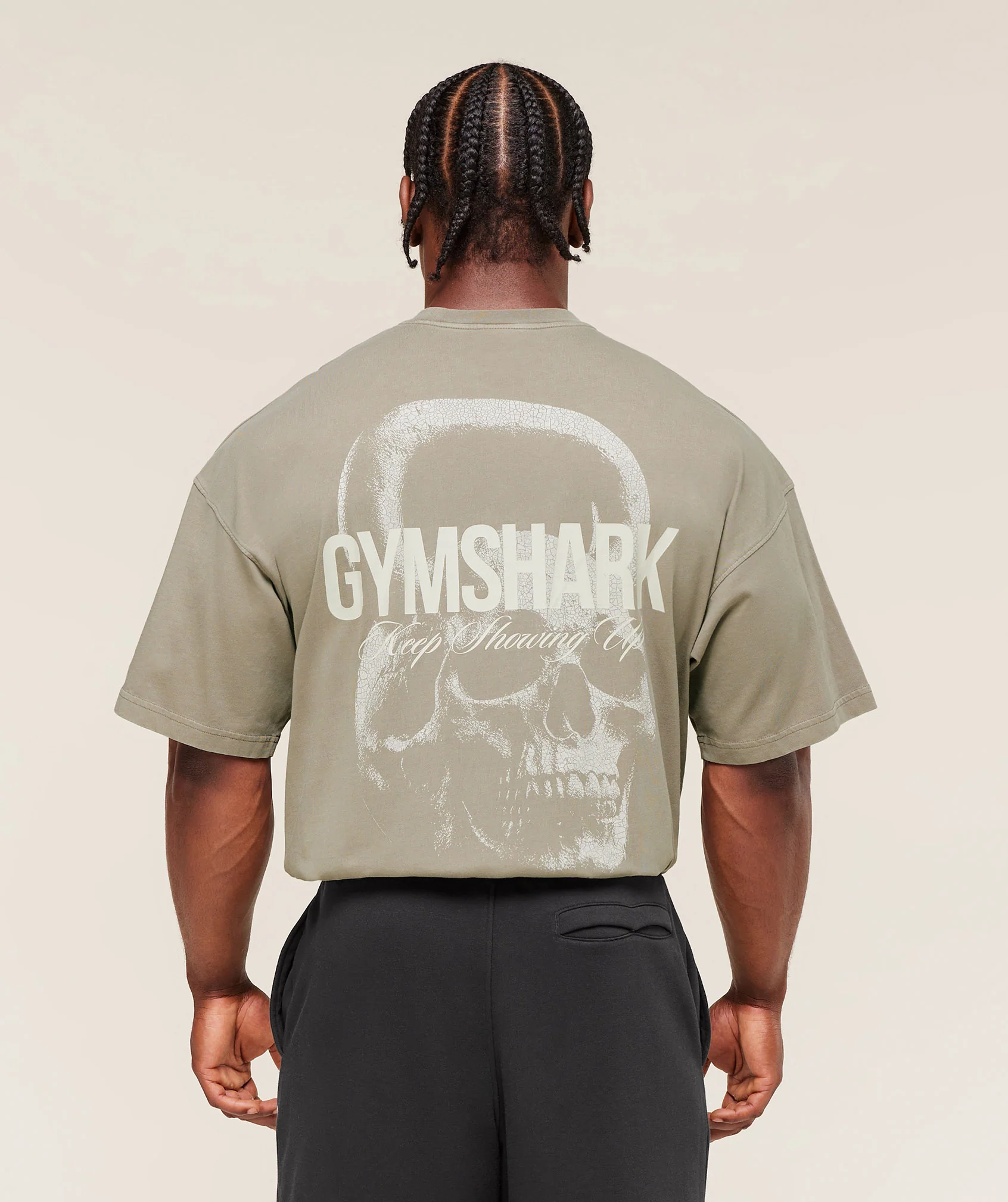 Gymshark Deadweight T-Shirt - Linen Brown