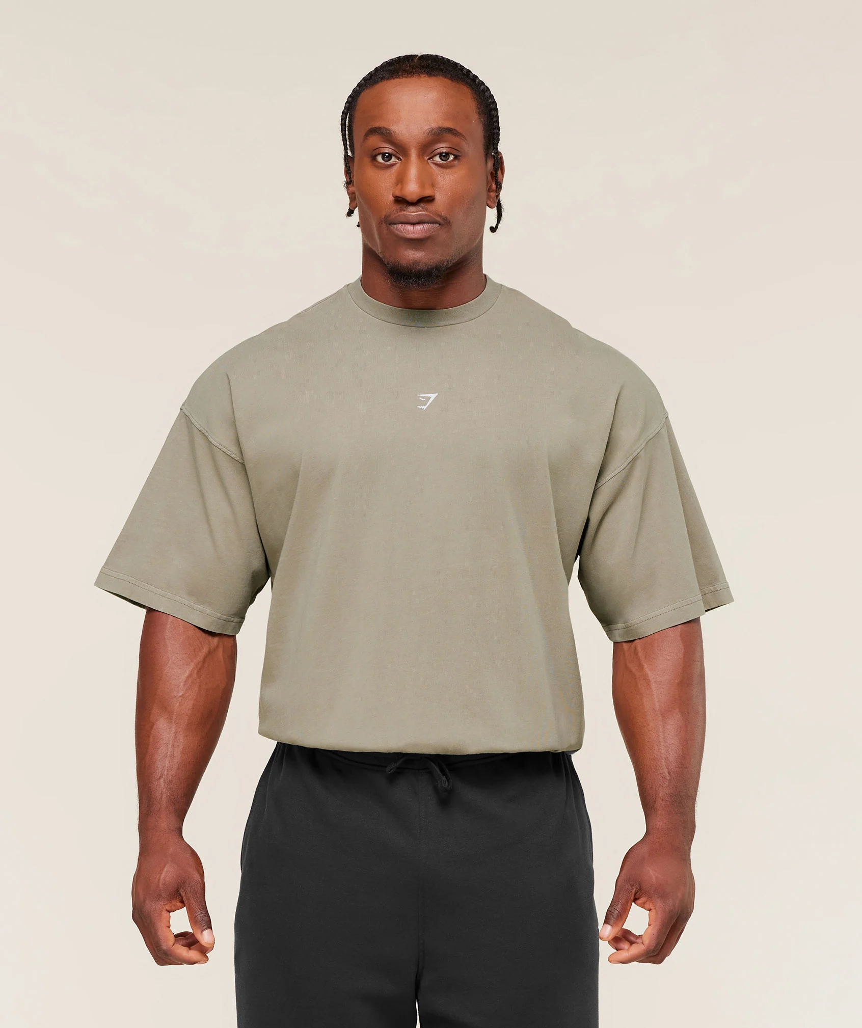 Gymshark Deadweight T-Shirt - Linen Brown - Image 2