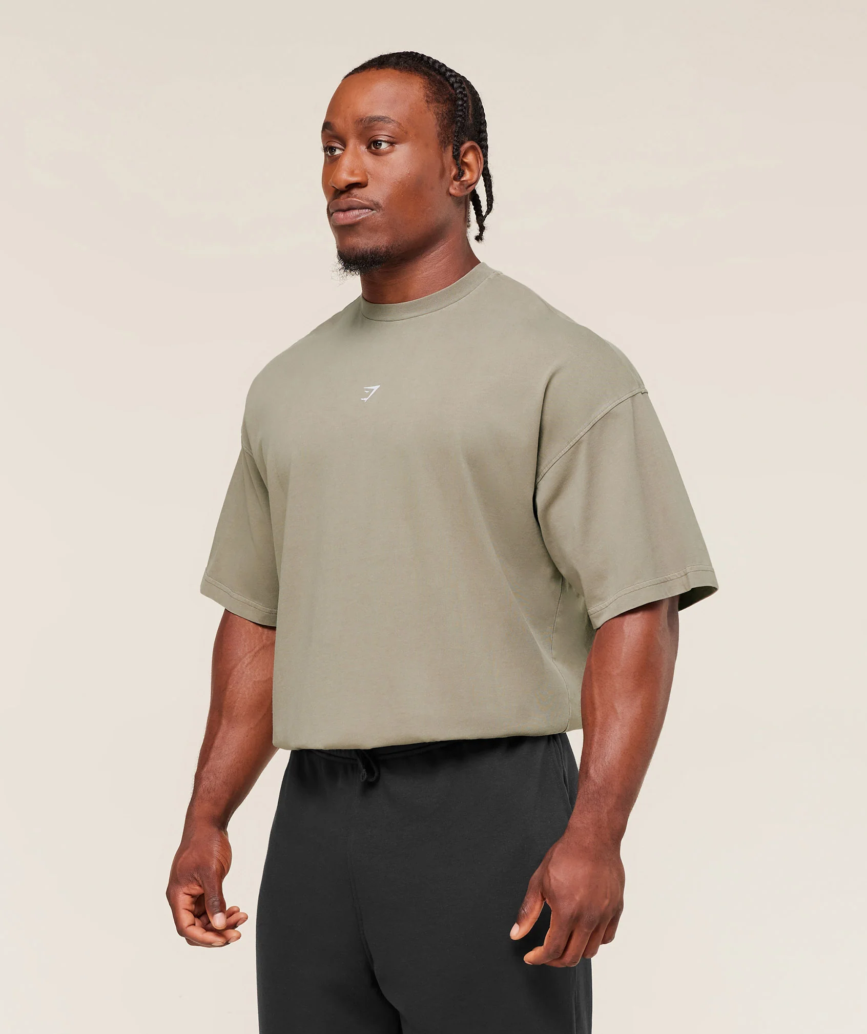 Gymshark Deadweight T-Shirt - Linen Brown - Image 3