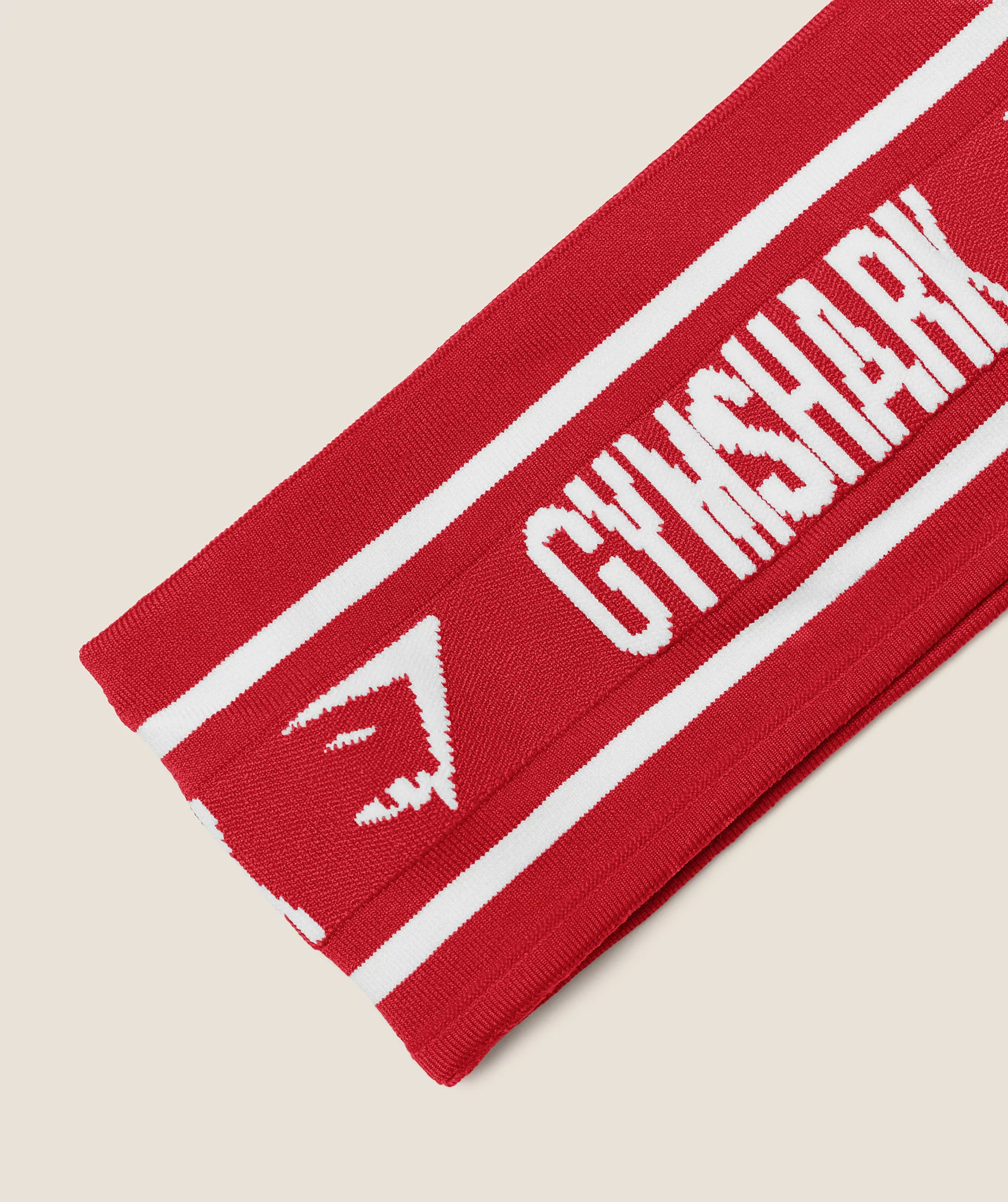 Gymshark Diffuse Logo Headband - Carmine Red - Image 2