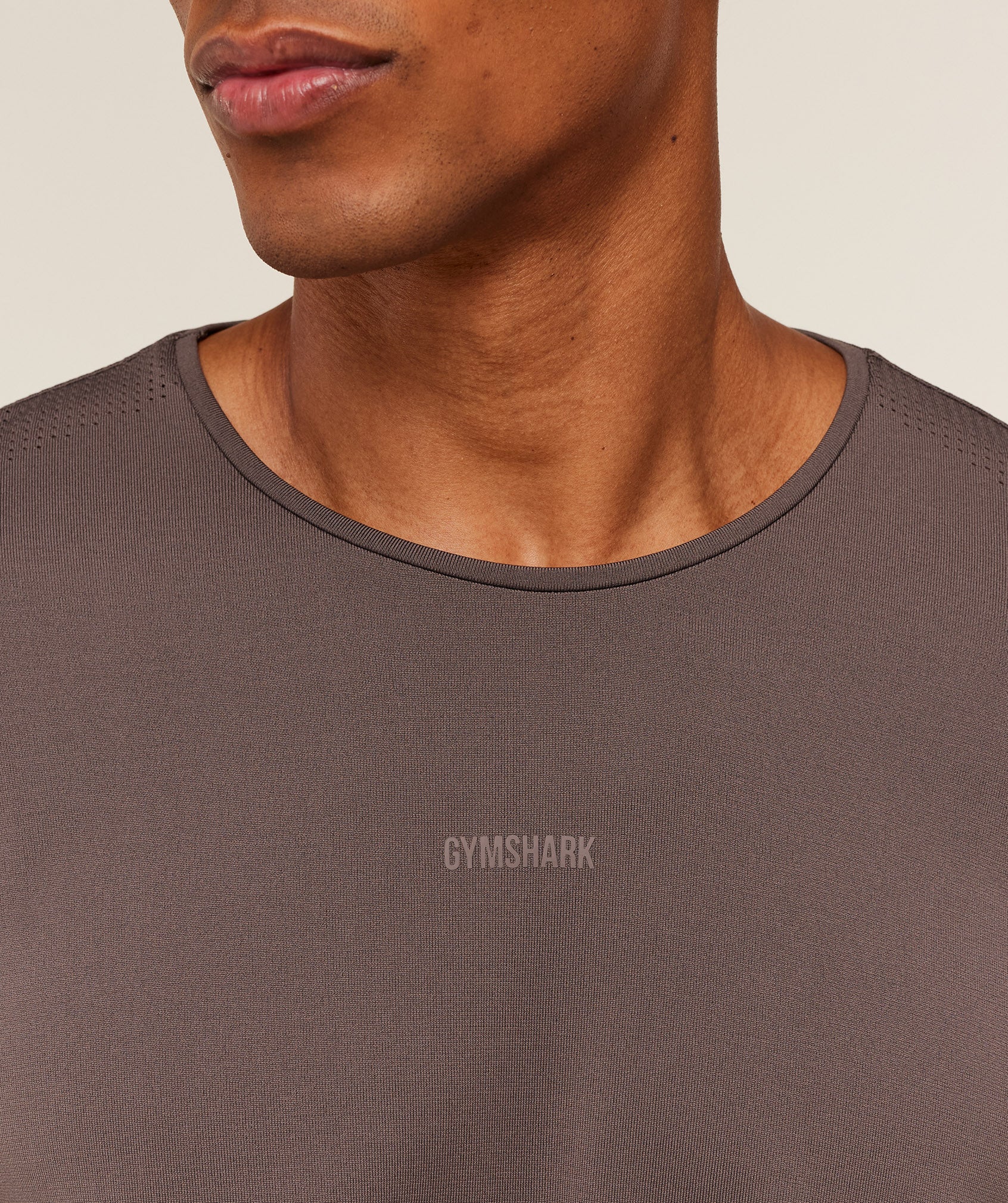 Gymshark Distance Seamless T-Shirt -  Cool Brown /  Cool Brown - Image 5