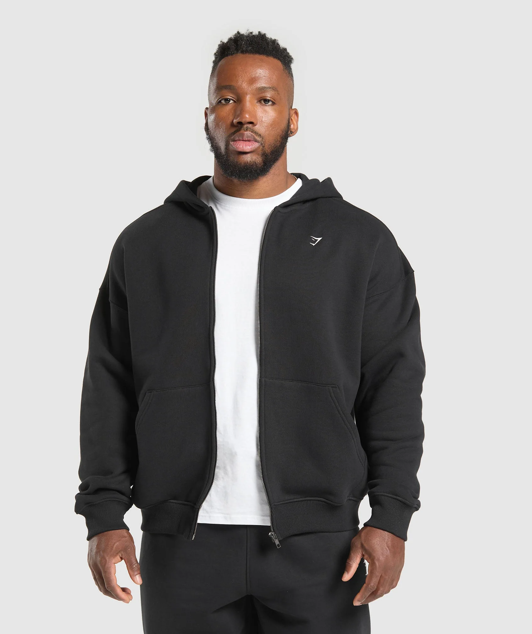 Gymshark Doberman Graphic Hoodie - Black - Image 8