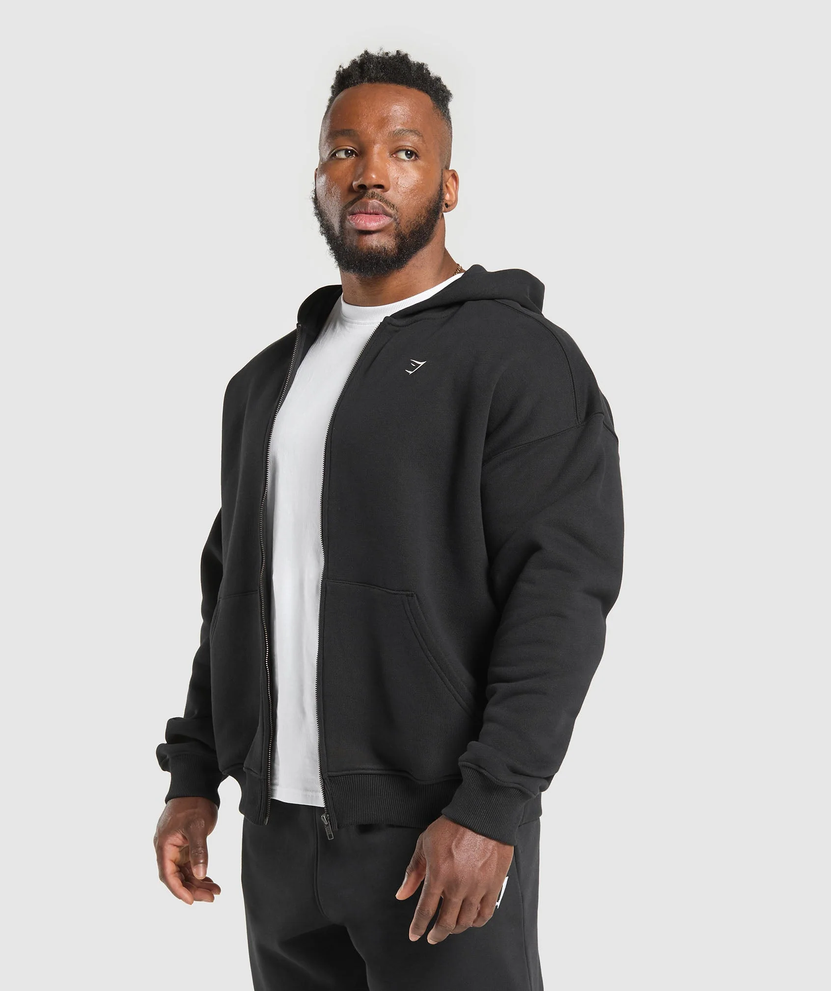 Gymshark Doberman Graphic Hoodie - Black - Image 9