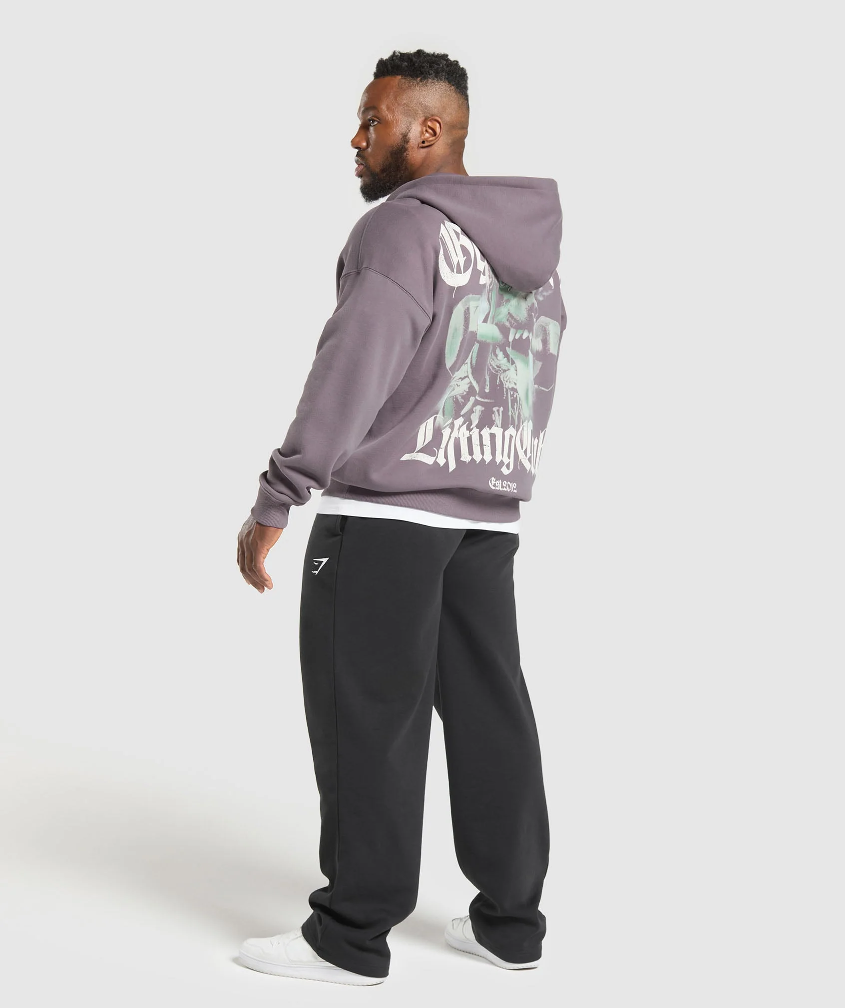 Gymshark Doberman Graphic Hoodie - Brushed Purple - Image 4
