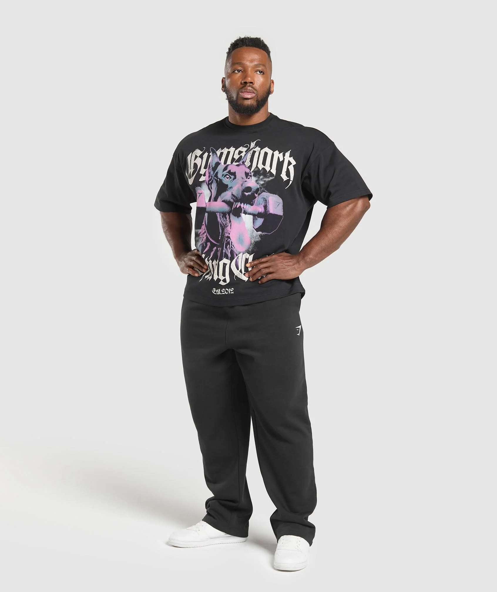 Gymshark Doberman Graphic T-Shirt - Black - Image 4