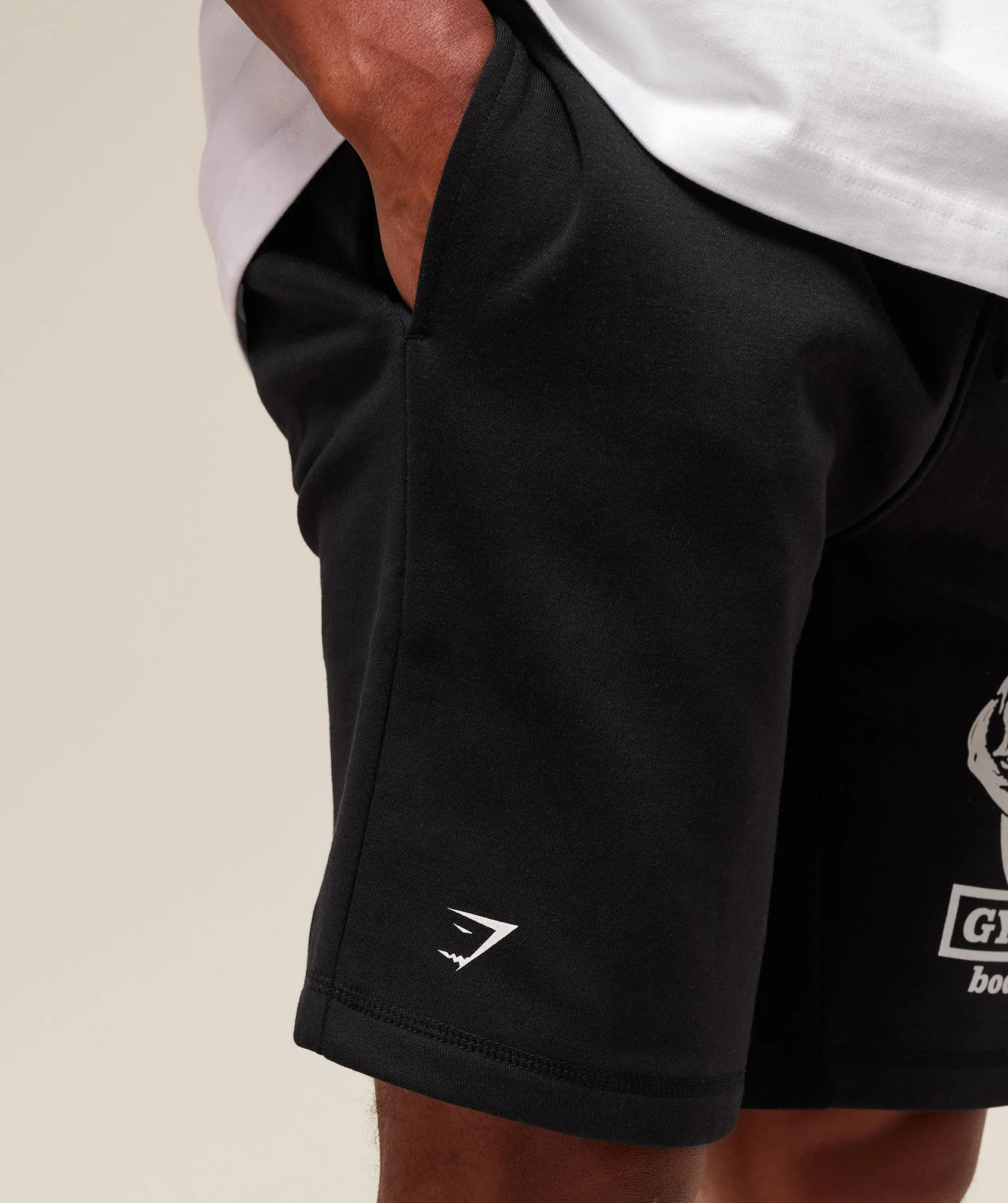 Gymshark Double Bicep 9" Shorts - Black - Image 5