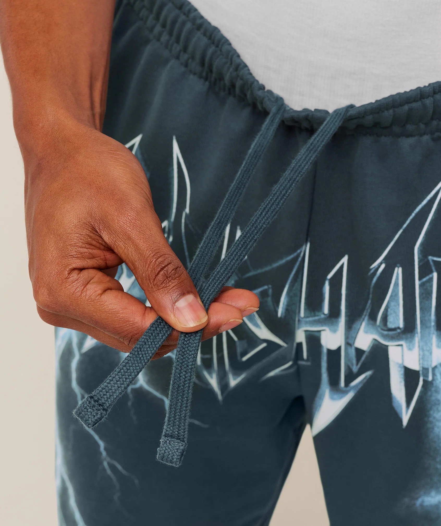 Gymshark Eagle Band Style Graphic Straight Leg Pants - GS Stealth Blue - Image 5