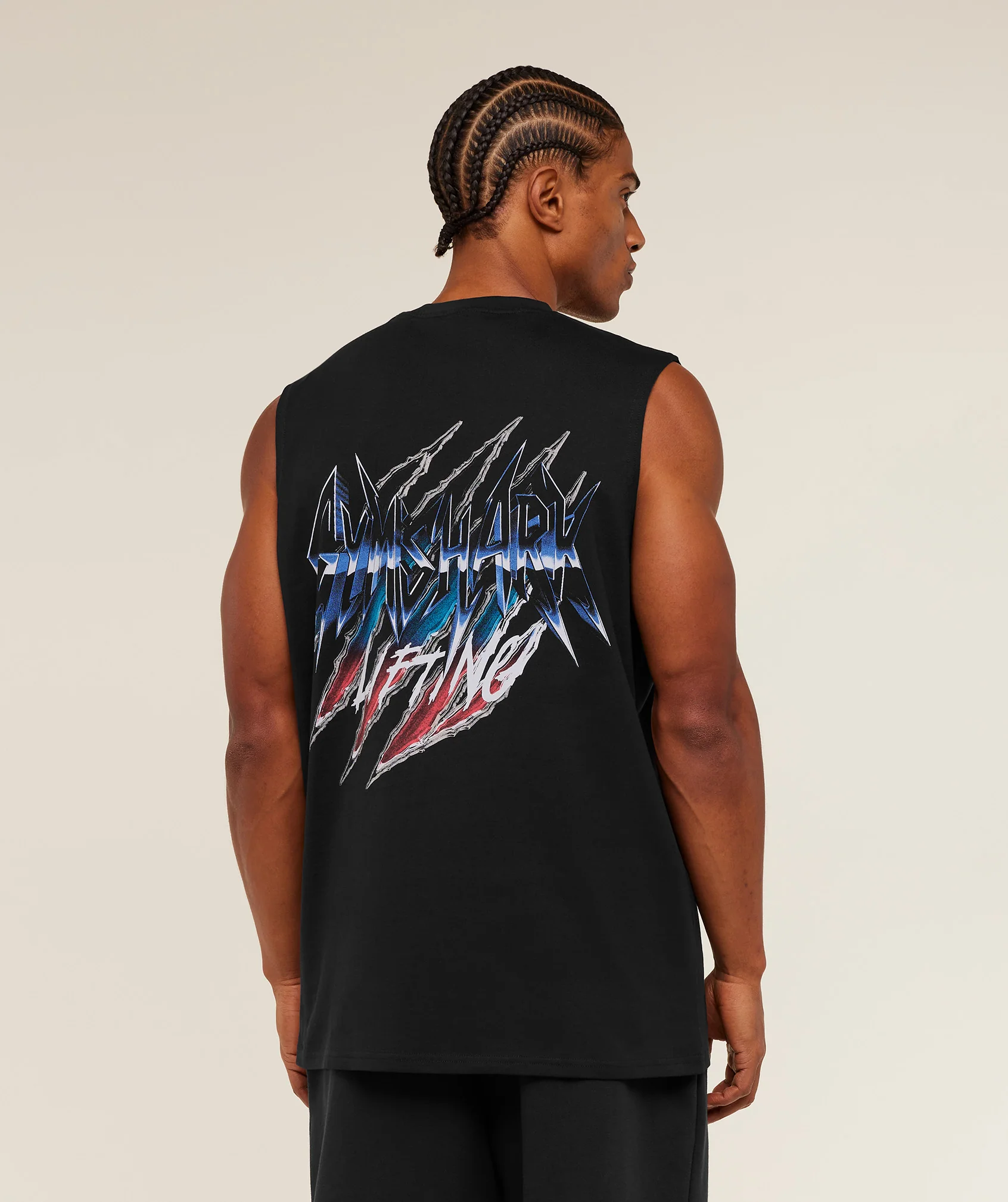 Gymshark Eagle Band Style Graphic Tank - GS Black - Image 4