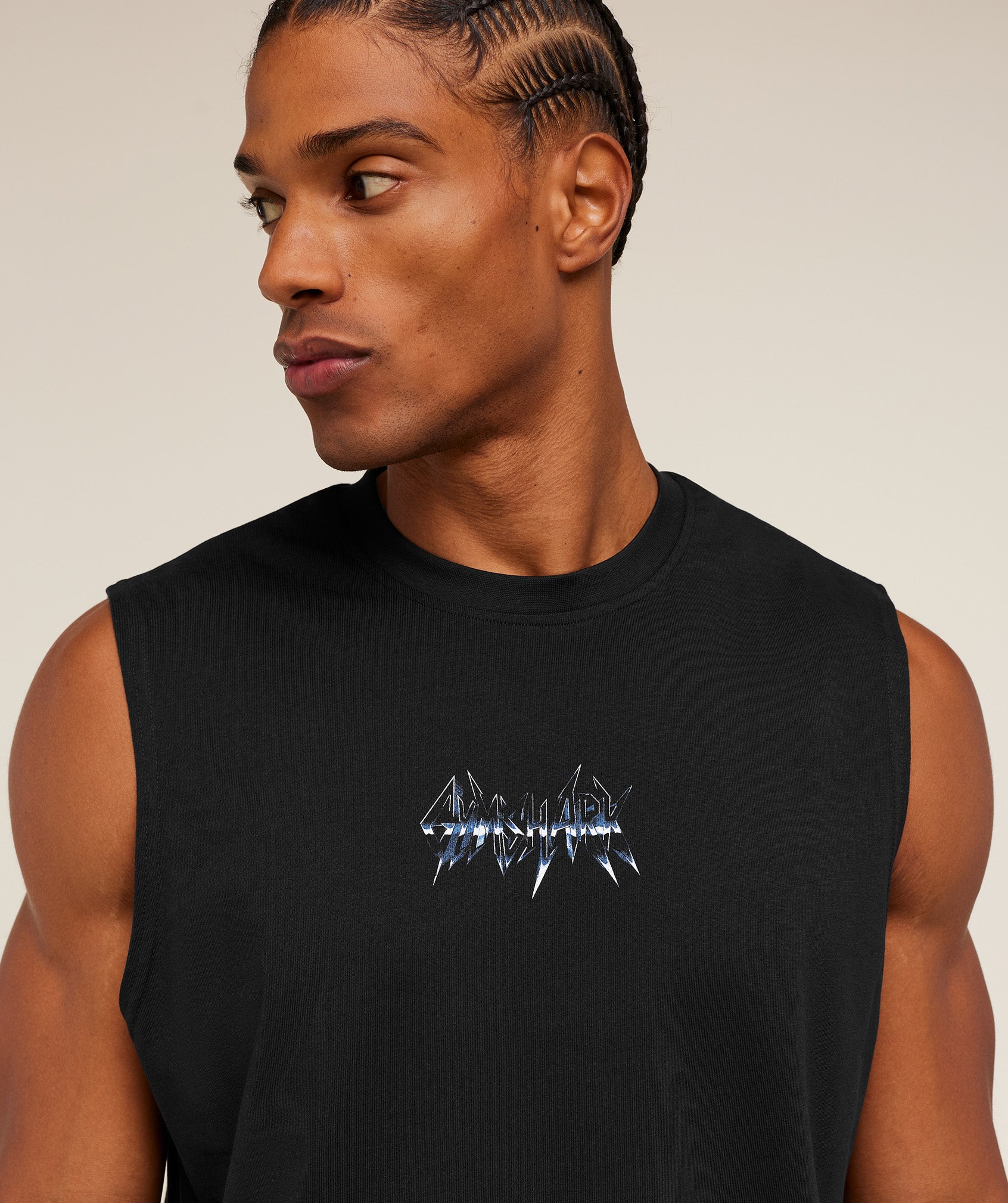 Gymshark Eagle Band Style Graphic Tank - GS Black - Image 6