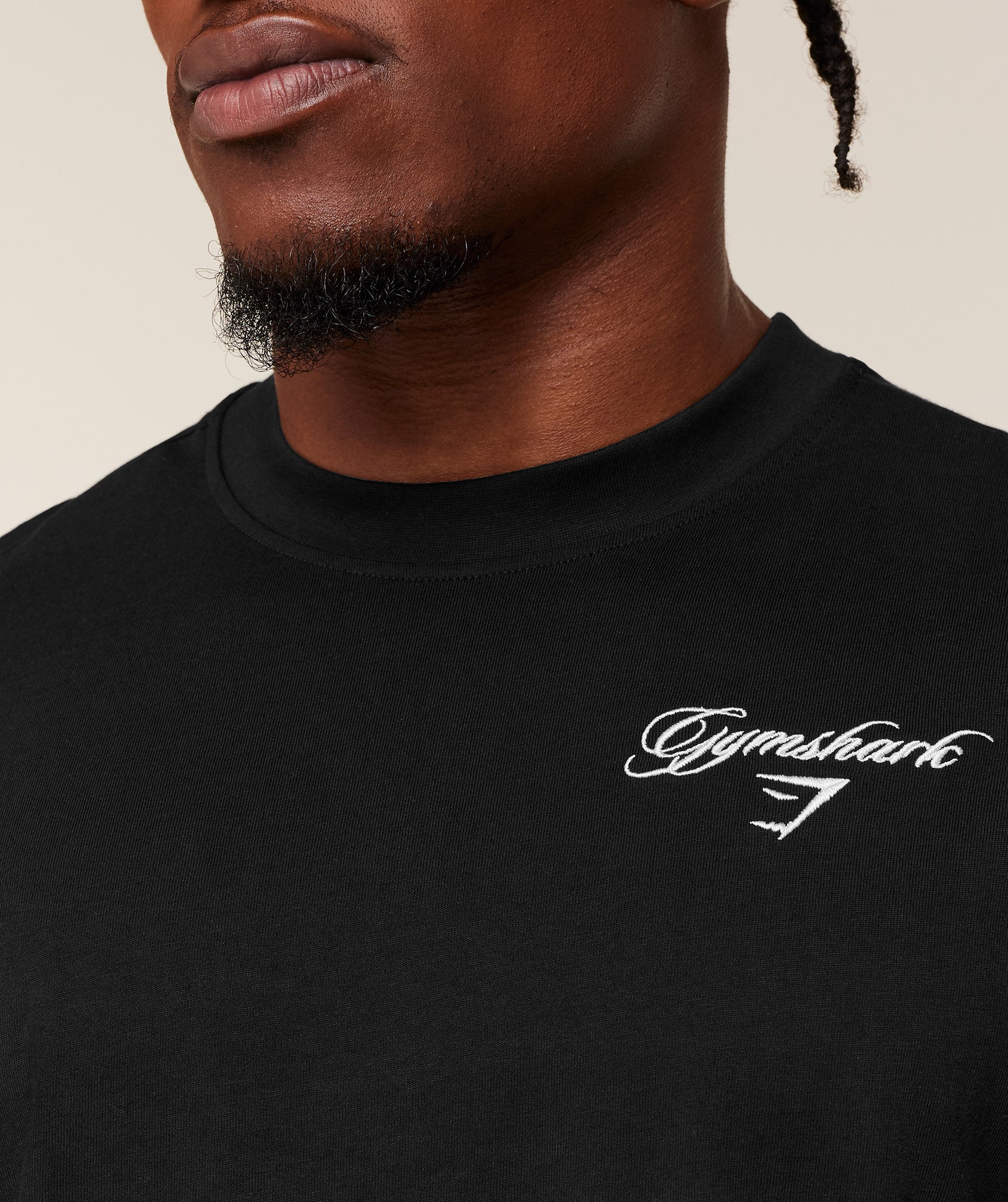 Gymshark Eagle Script Graphic T-Shirt - GS Black - Image 5