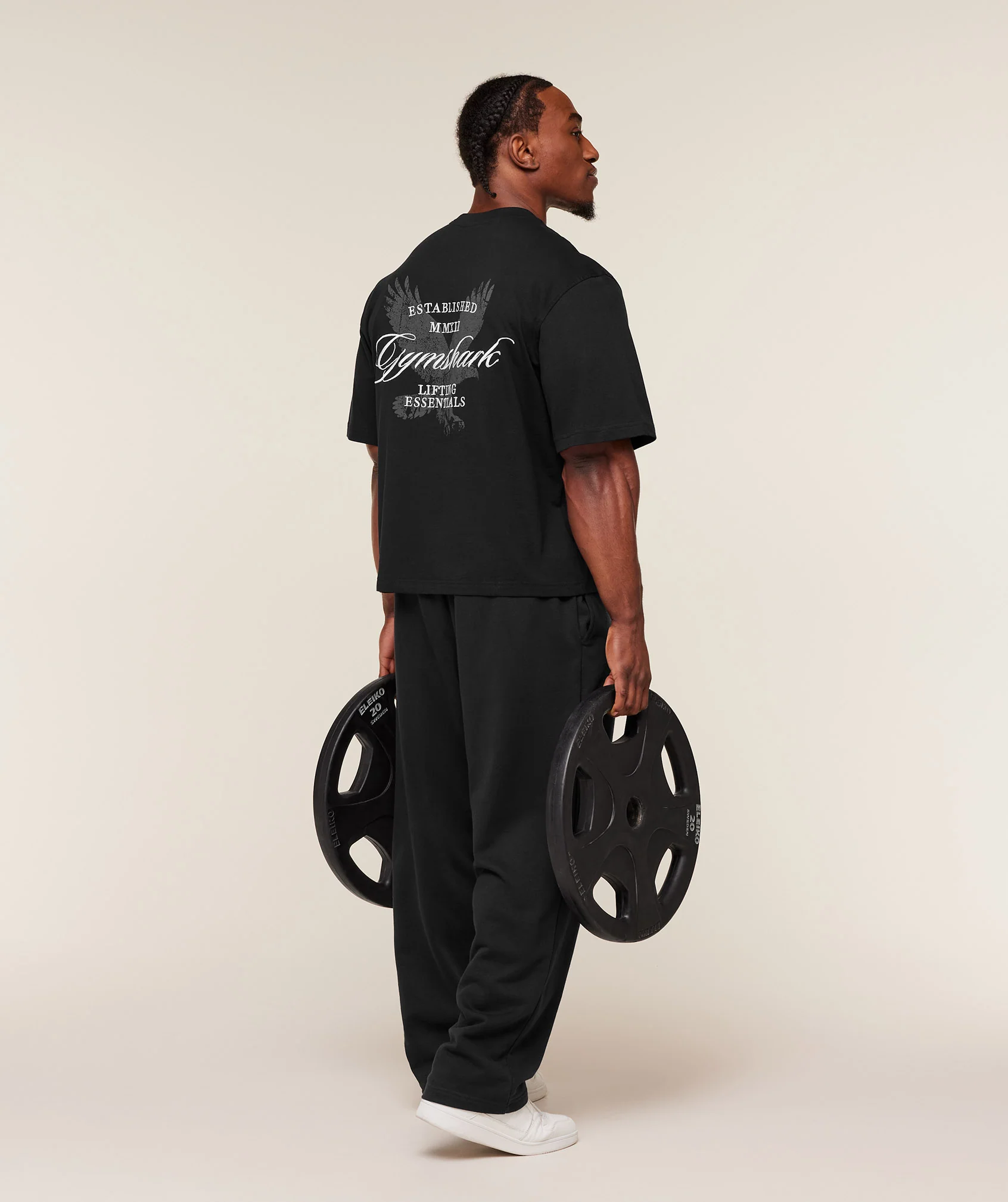 Gymshark Eagle Script Graphic T-Shirt - GS Black - Image 6