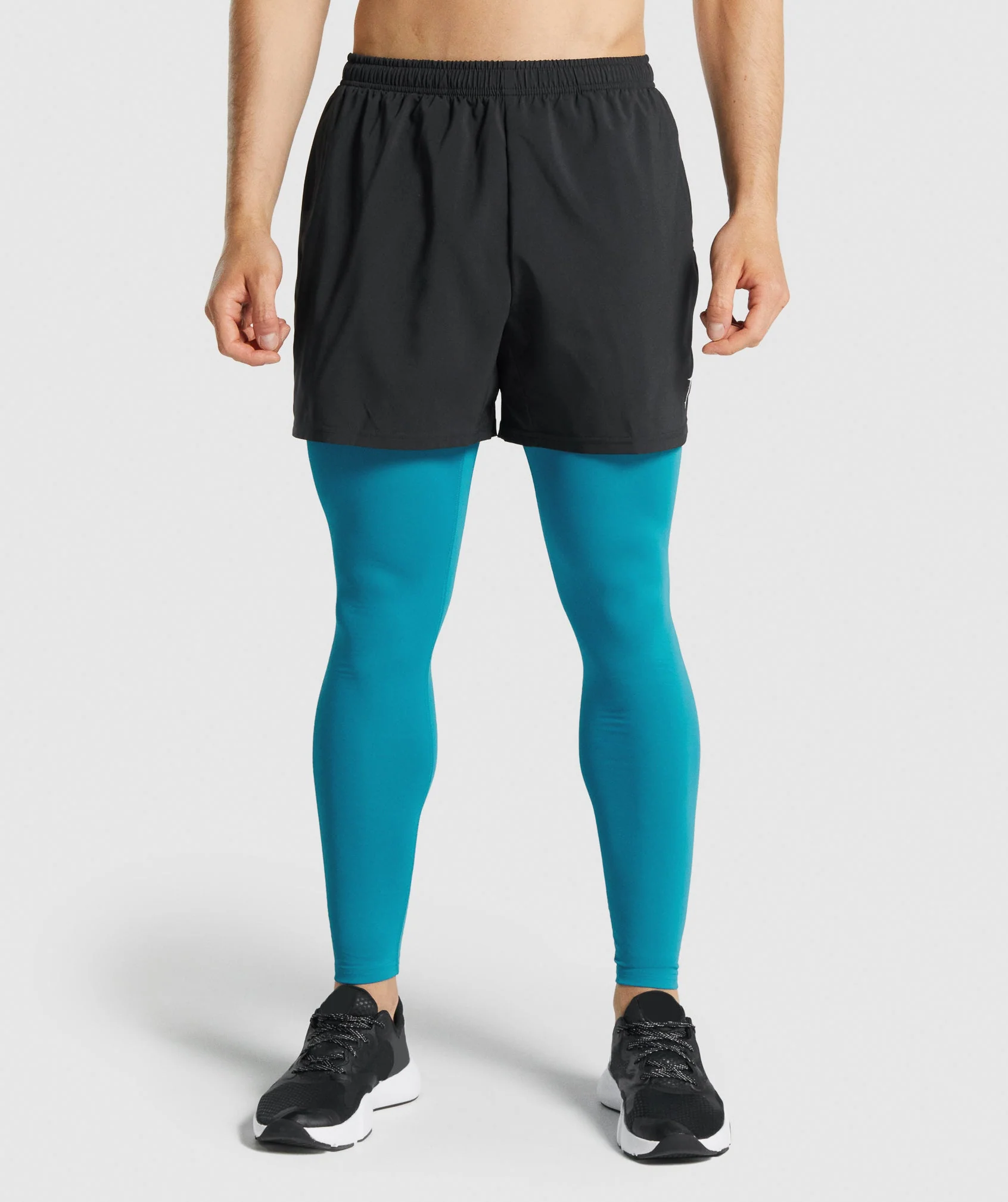 Gymshark Element Baselayer Leggings - Blue - Image 3