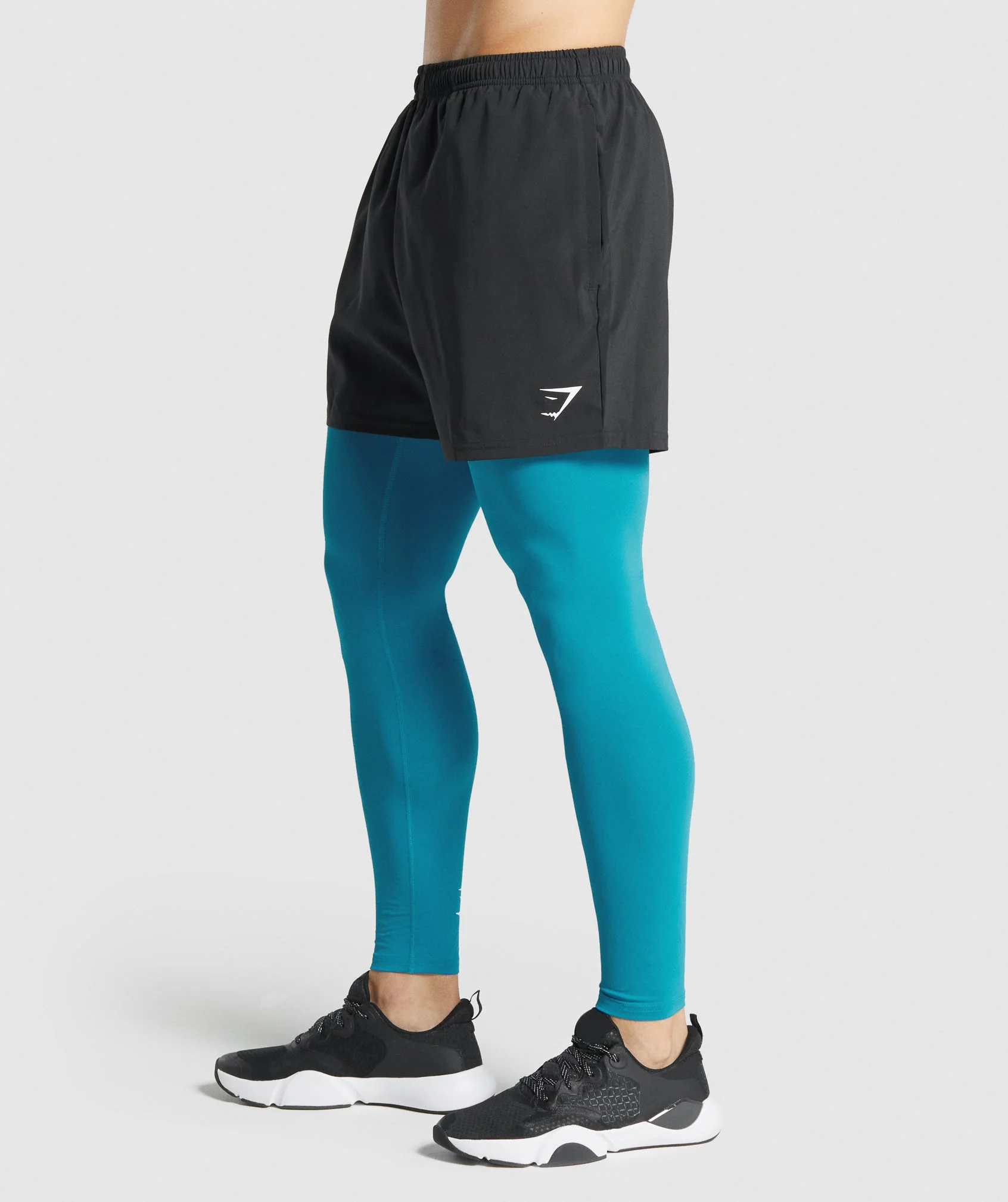 Gymshark Element Baselayer Leggings - Blue - Image 4
