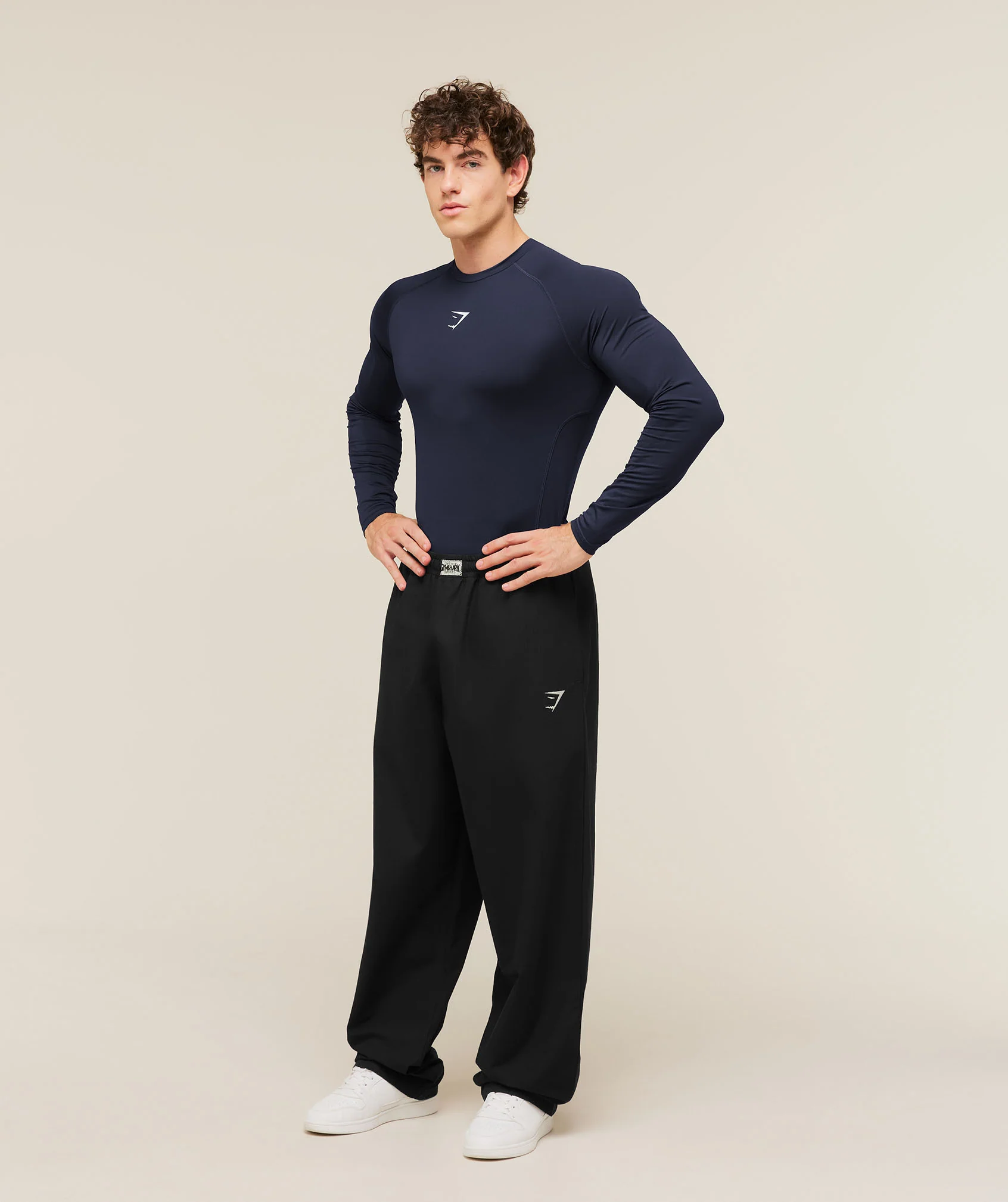 Gymshark Element Baselayer Long Sleeve T-Shirt - Heavy Blue - Image 4
