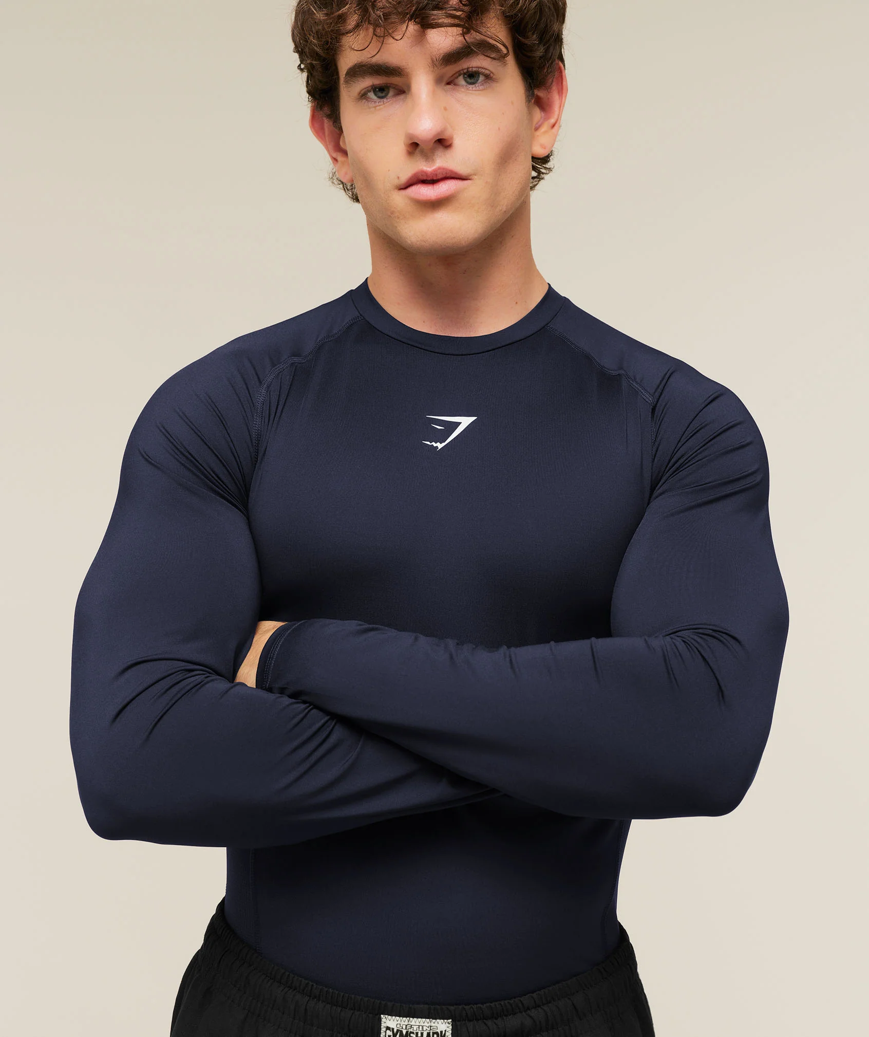 Gymshark Element Baselayer Long Sleeve T-Shirt - Heavy Blue - Image 5