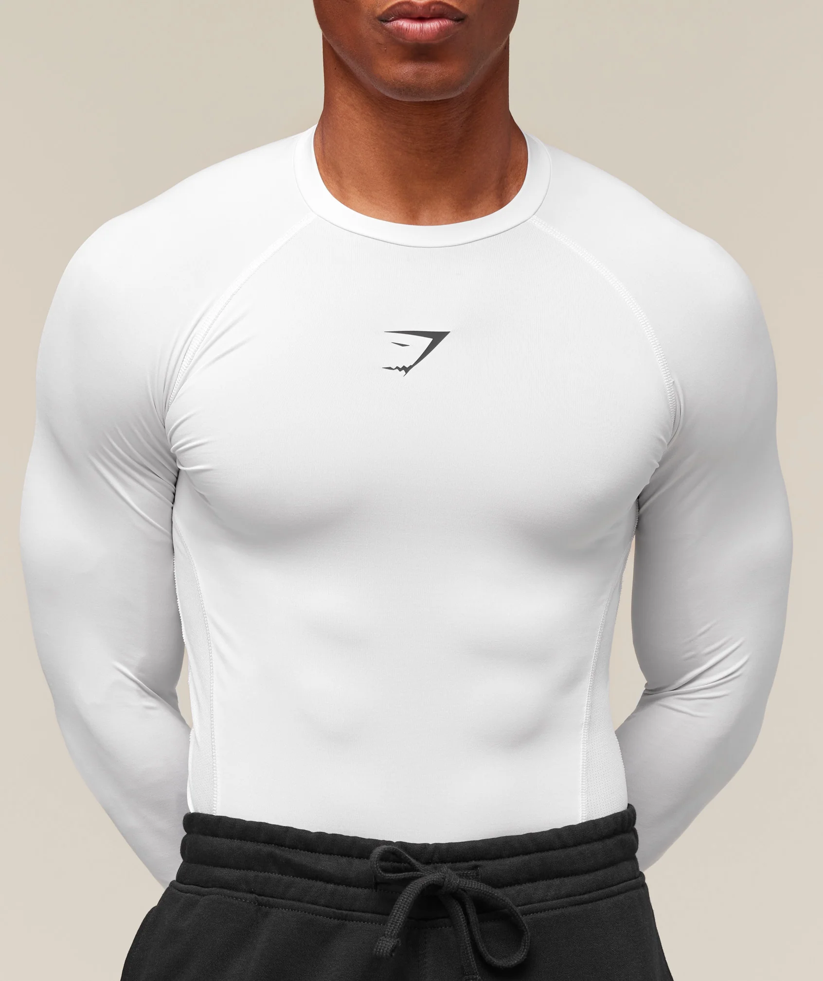 Gymshark Element Baselayer Long Sleeve T-Shirt - White - Image 5