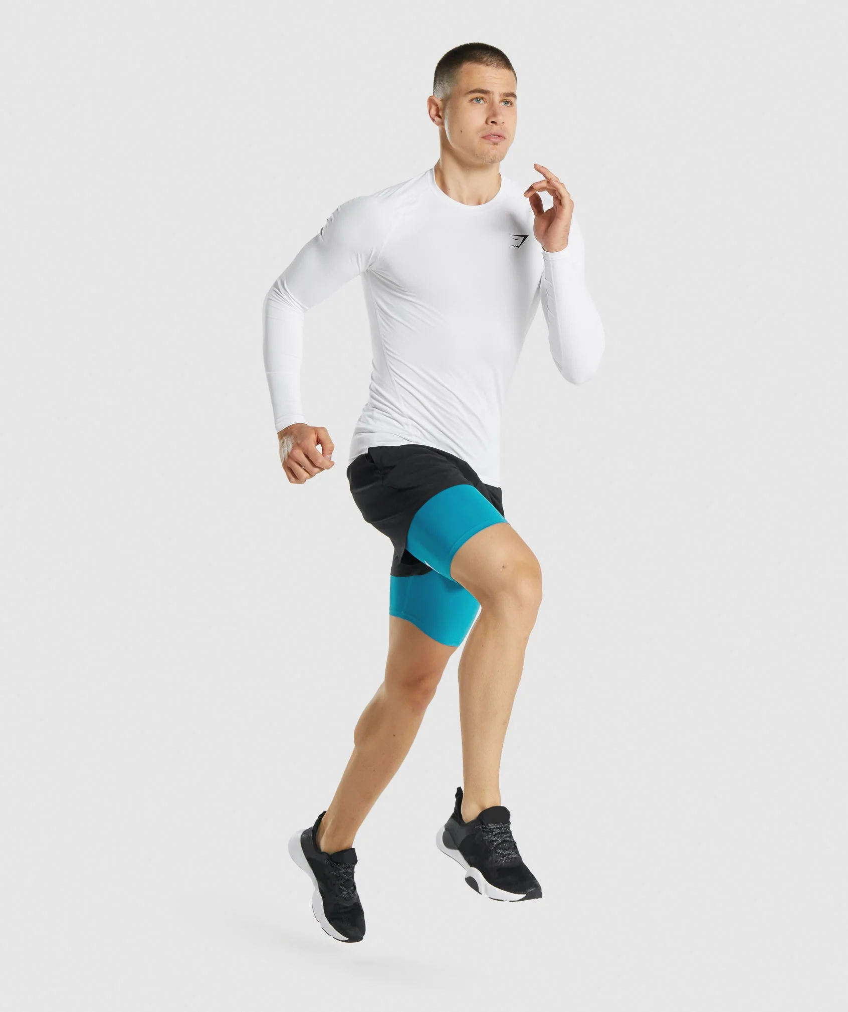 Gymshark Element Baselayer Shorts - Blue - Image 5