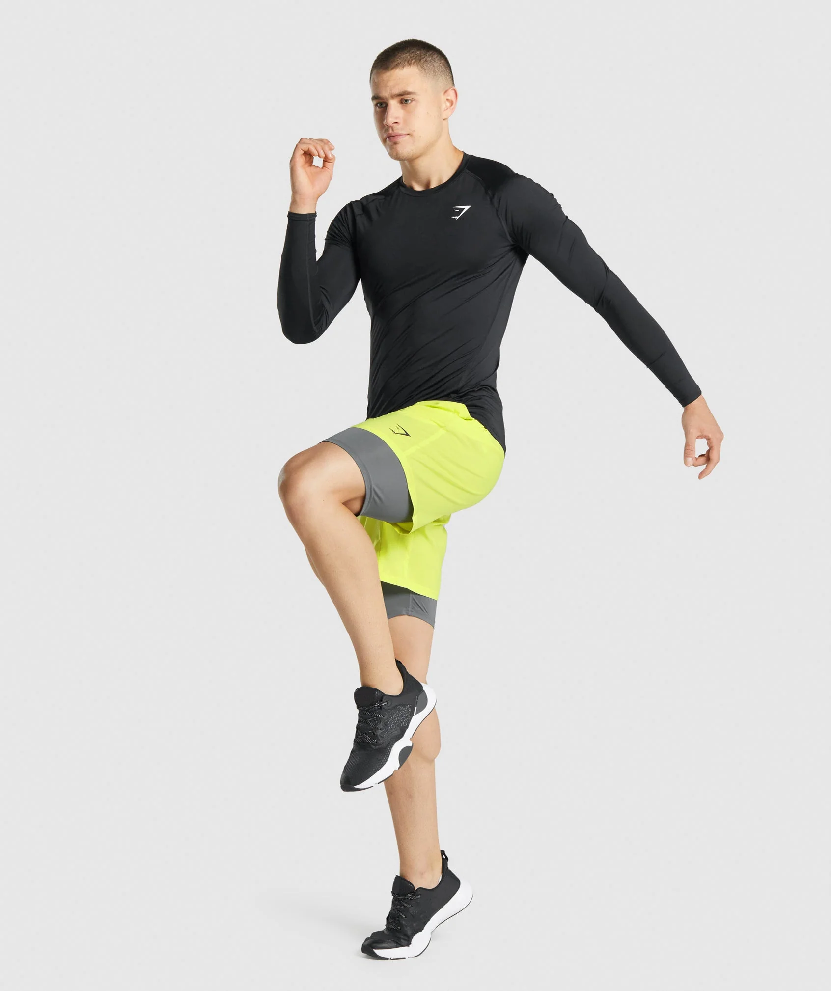 Gymshark Element Baselayer Shorts - Charcoal - Image 4