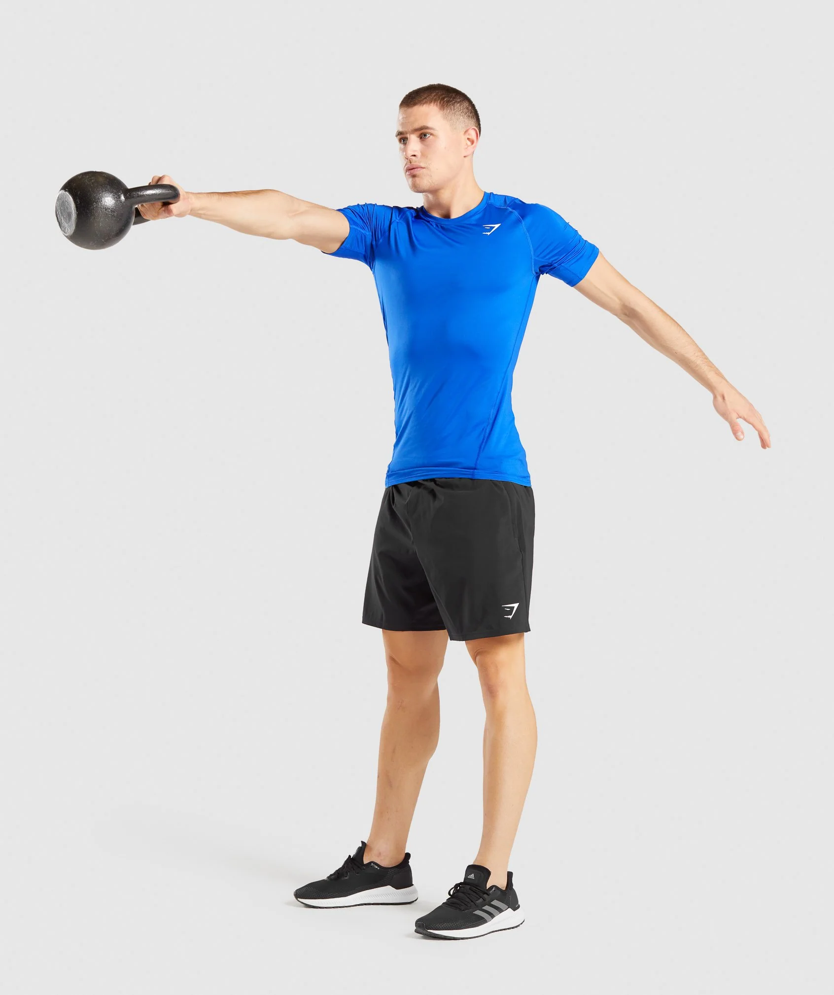 Gymshark Element Baselayer T-Shirt- Blue - Image 4