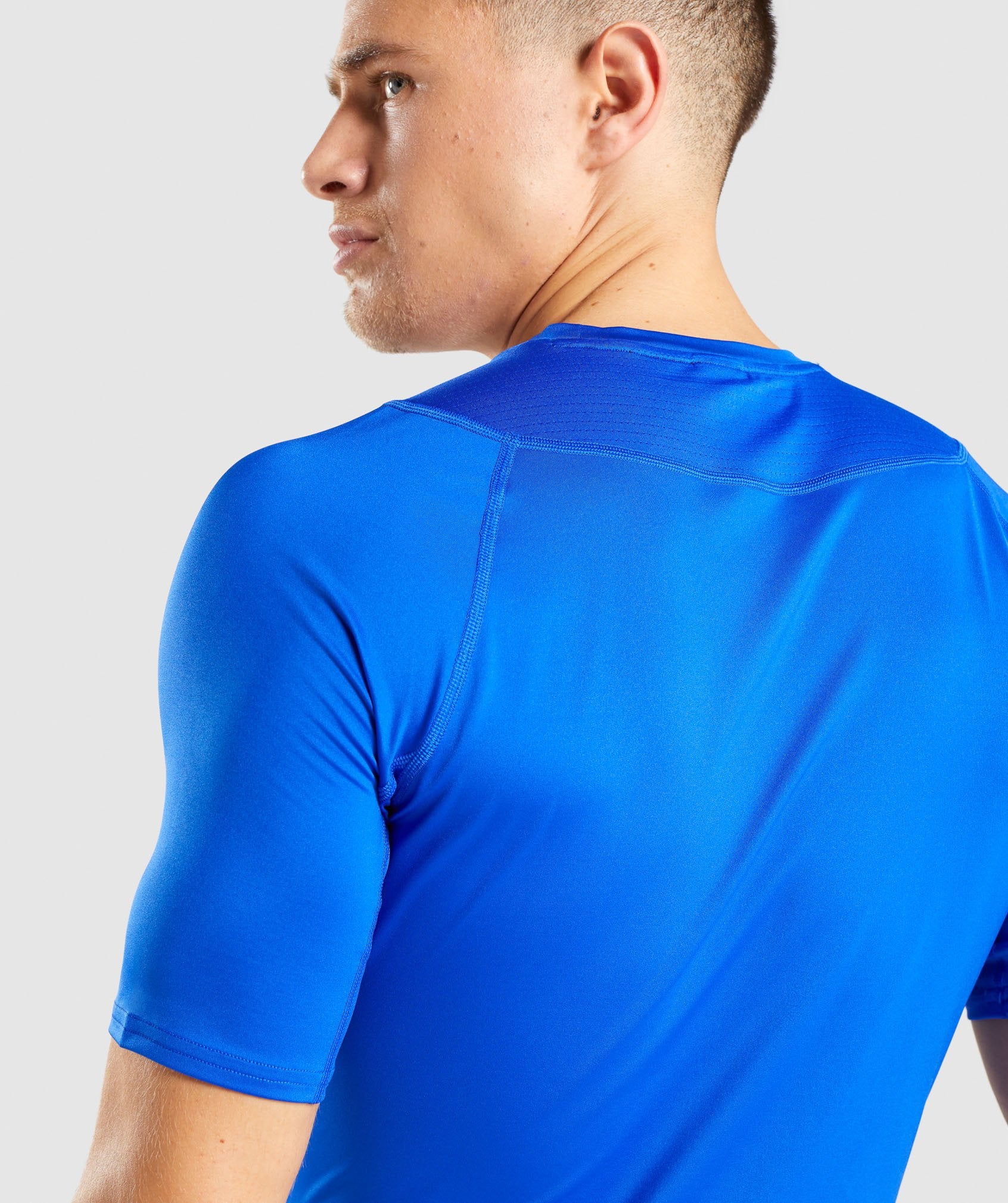 Gymshark Element Baselayer T-Shirt- Blue - Image 5