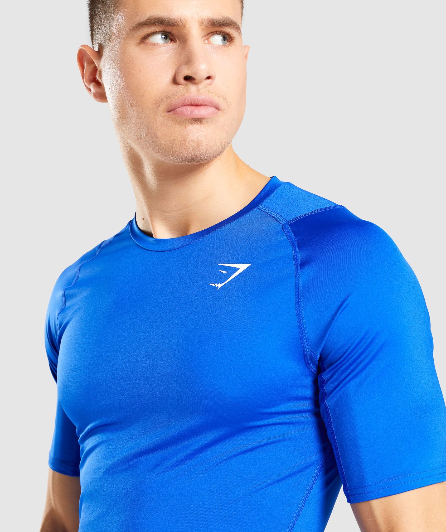 Gymshark Element Baselayer T-Shirt- Blue - Image 6