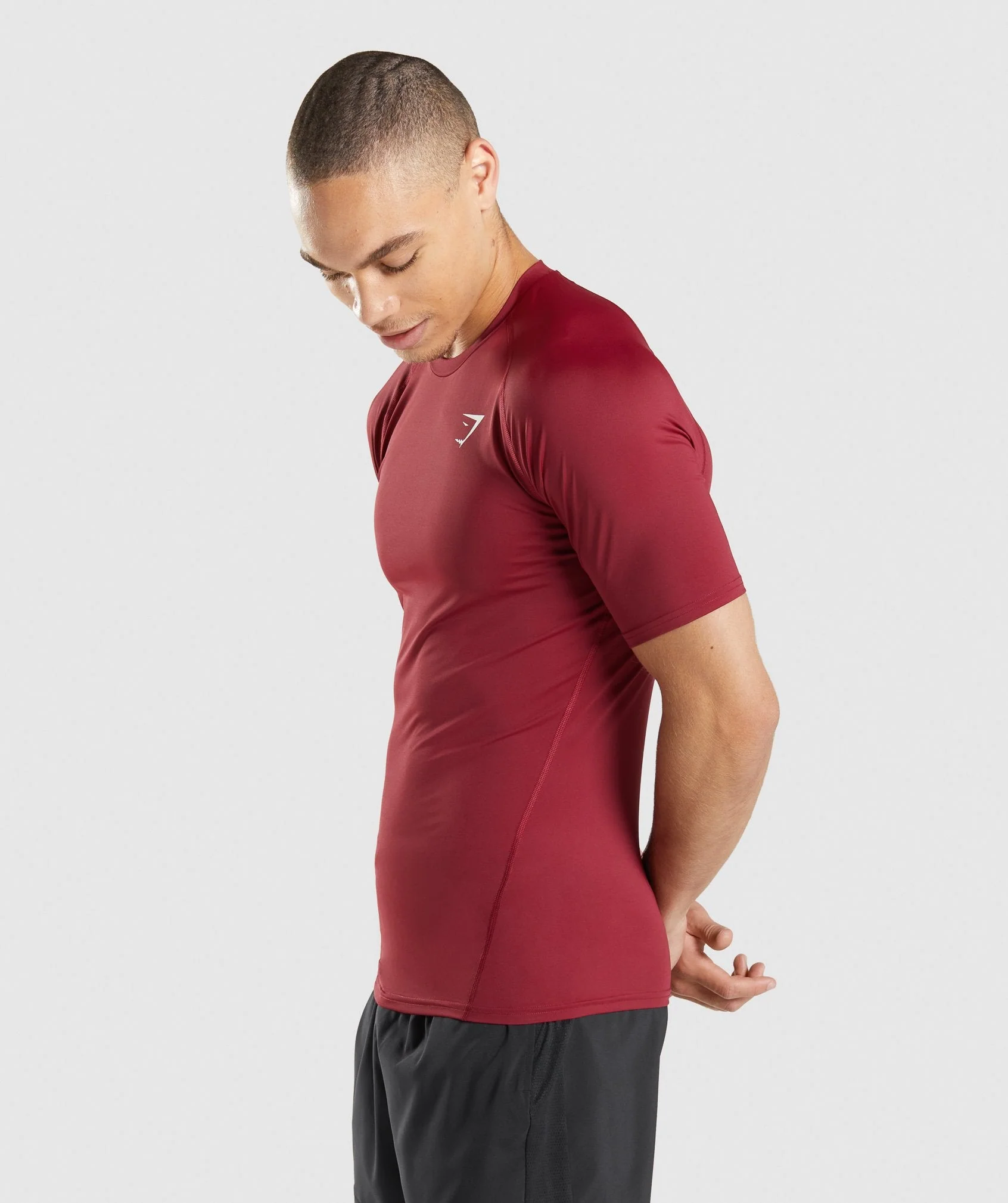 Gymshark Element Baselayer T-Shirt - Burgundy - Image 3