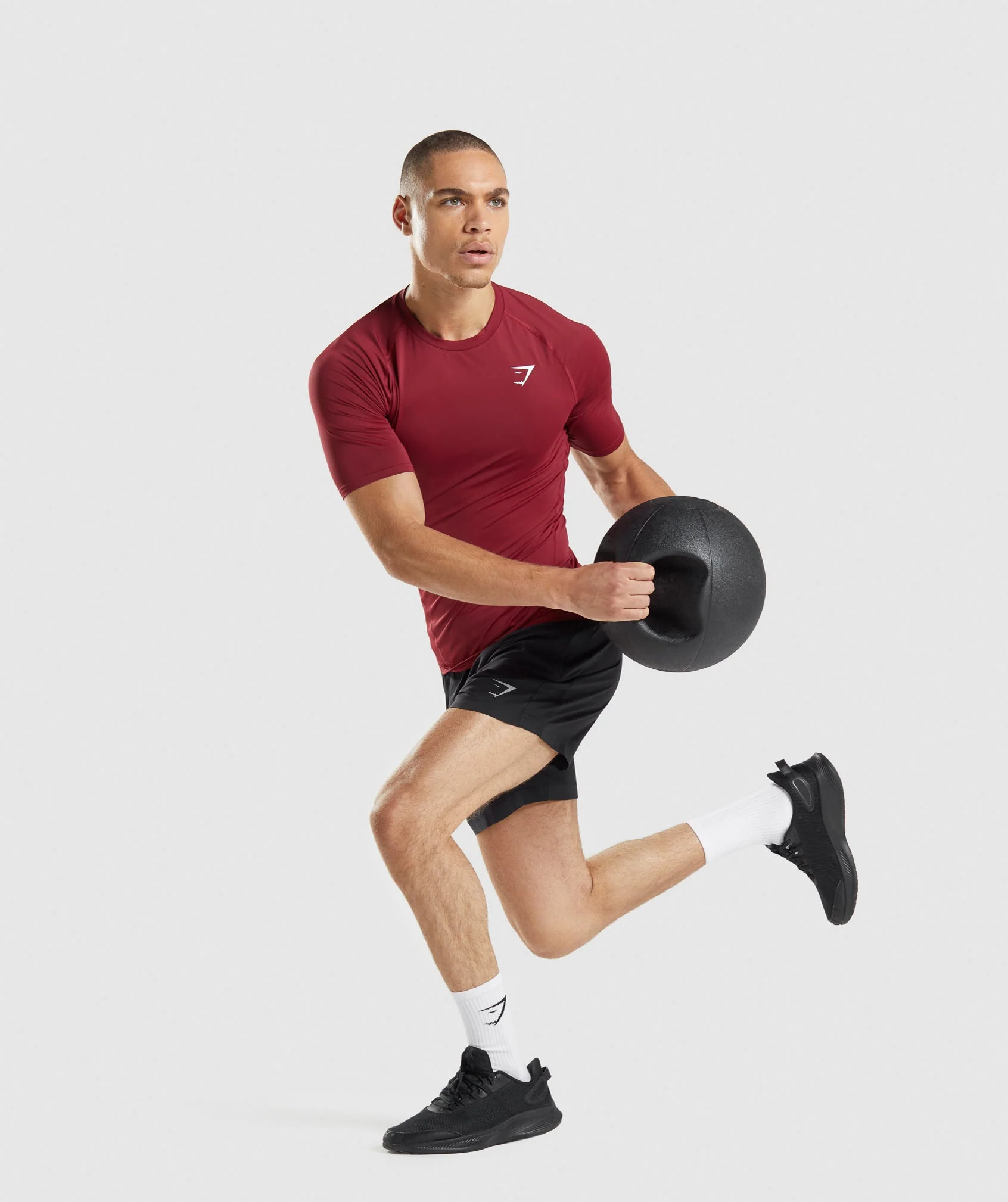 Gymshark Element Baselayer T-Shirt - Burgundy - Image 4