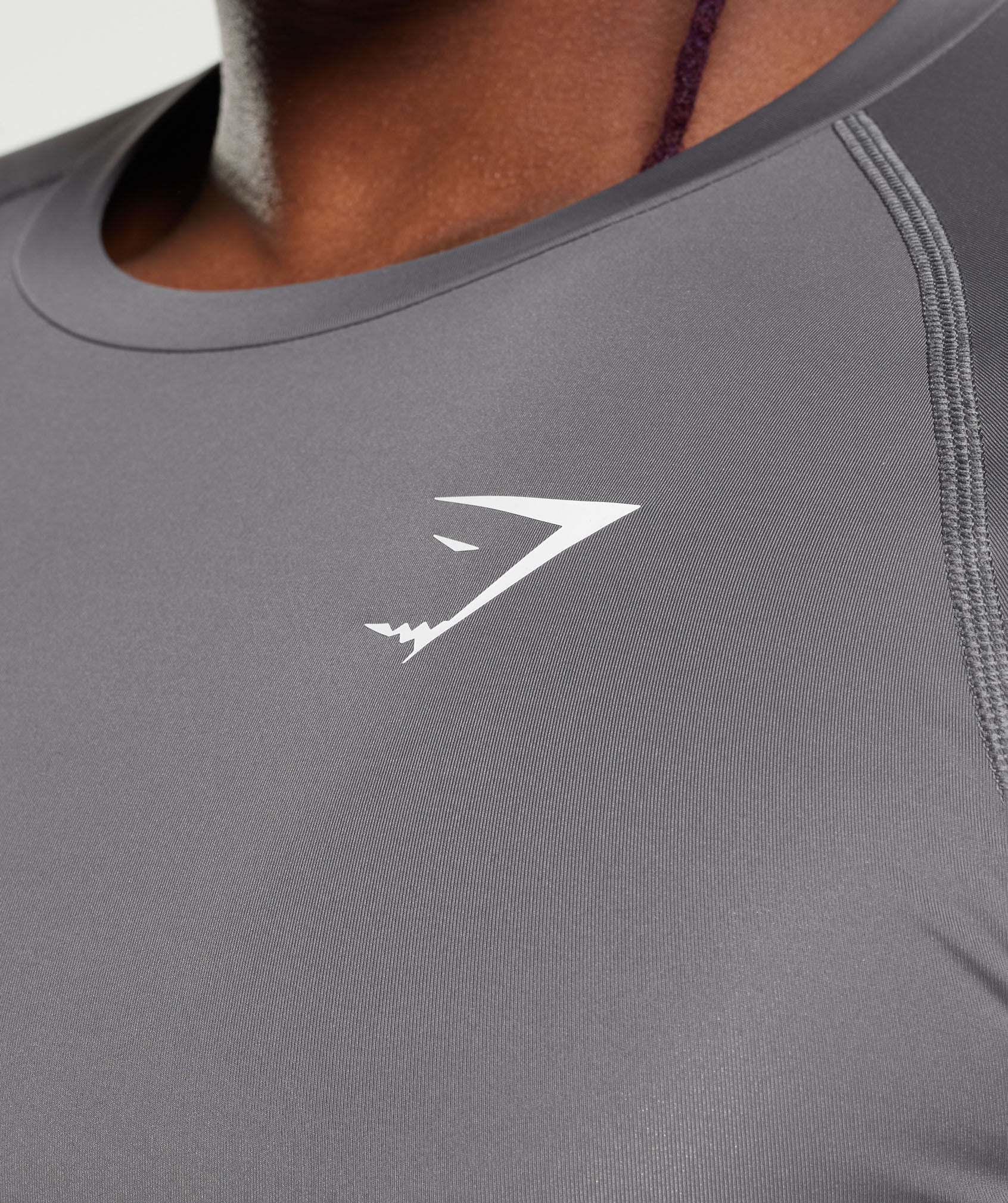 Gymshark Element Baselayer T-Shirt - Silhouette Grey - Image 3
