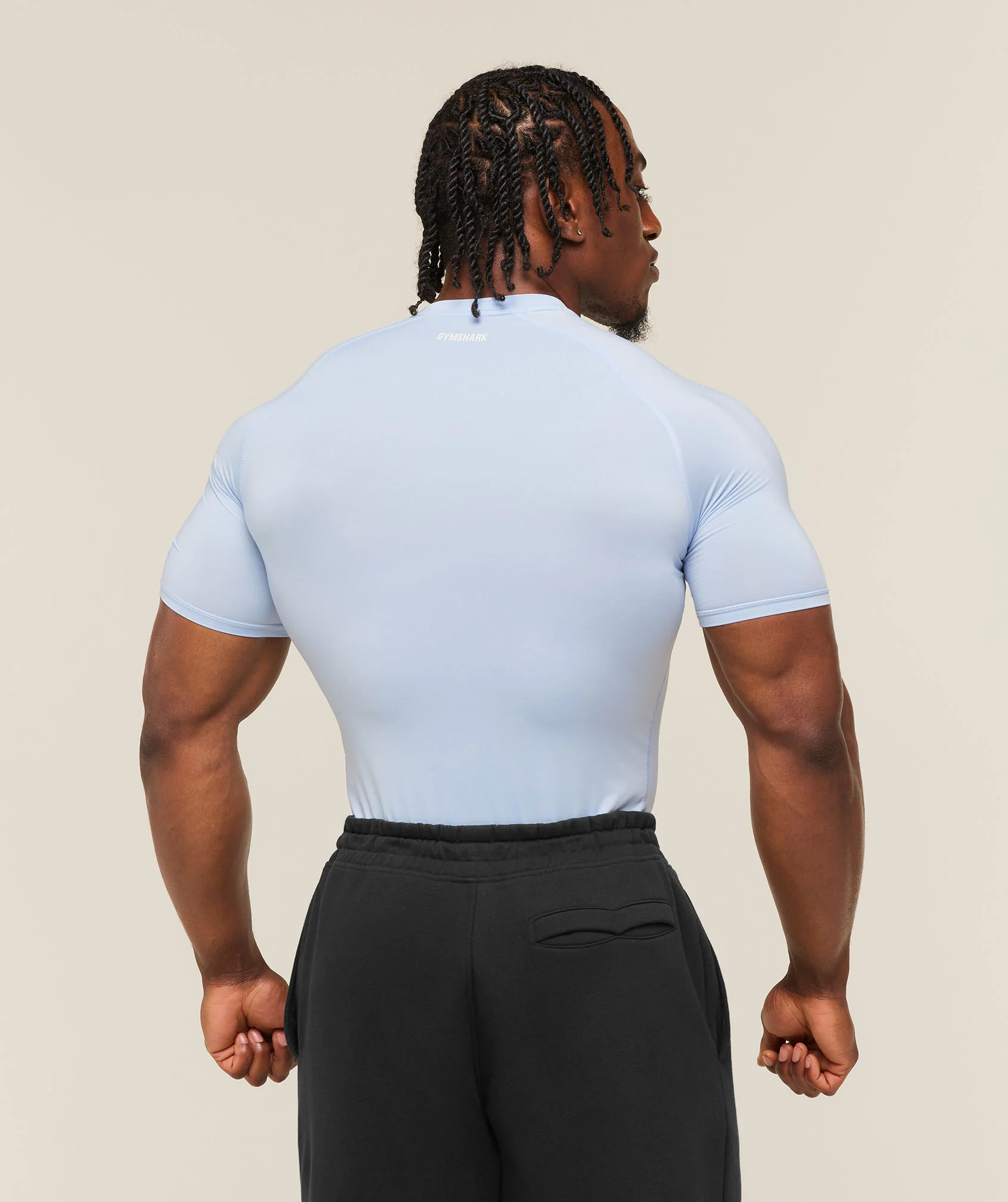 Gymshark Element Baselayer T-Shirt - Tranquil Blue - Image 2