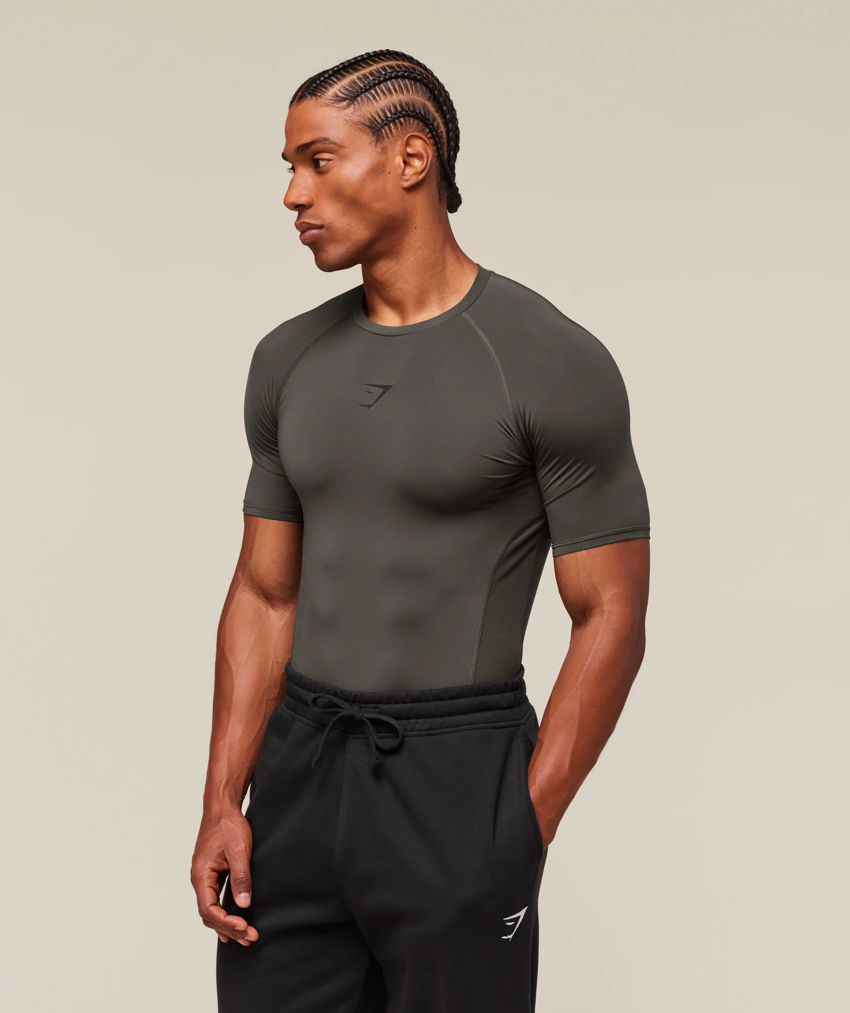 Gymshark Element Baselayer T-Shirt - Strength Green - Image 4