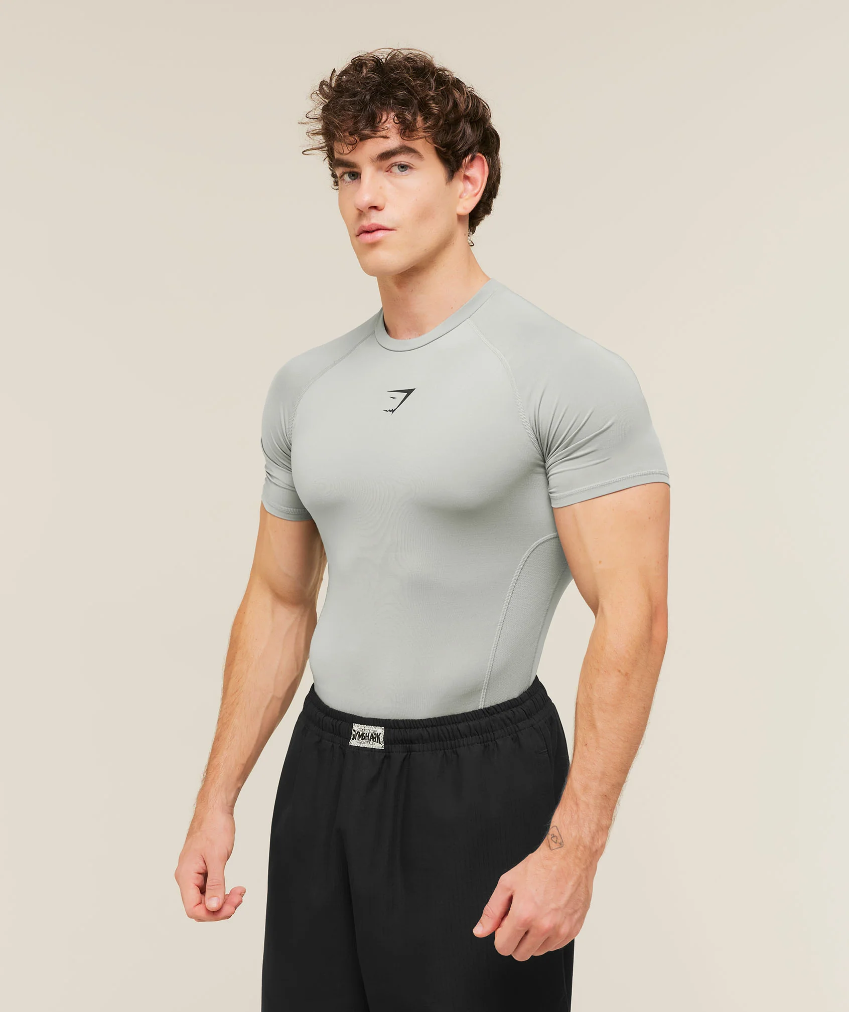 Gymshark Element Baselayer T-Shirt - Smokey Grey - Image 3