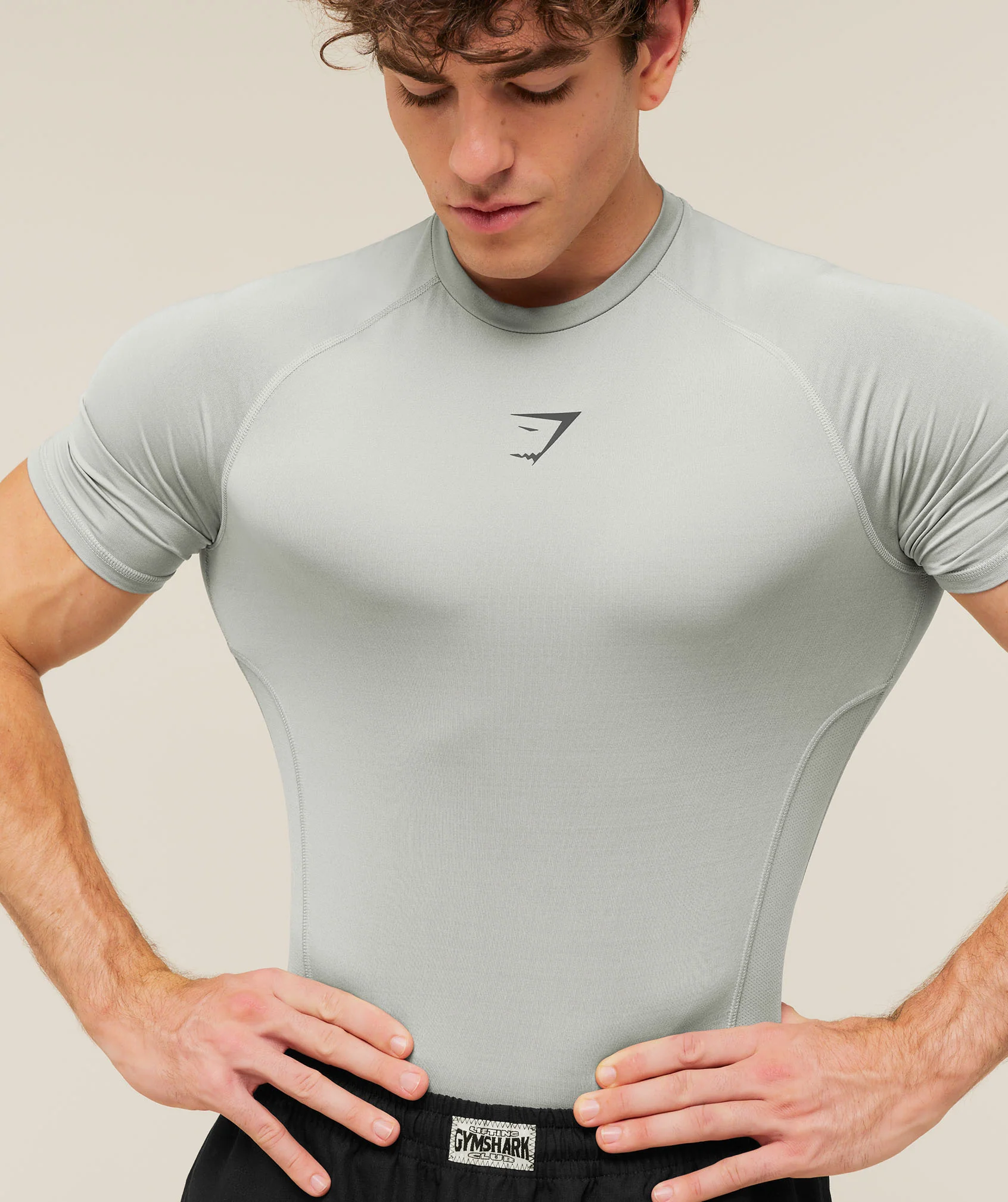 Gymshark Element Baselayer T-Shirt - Smokey Grey - Image 4