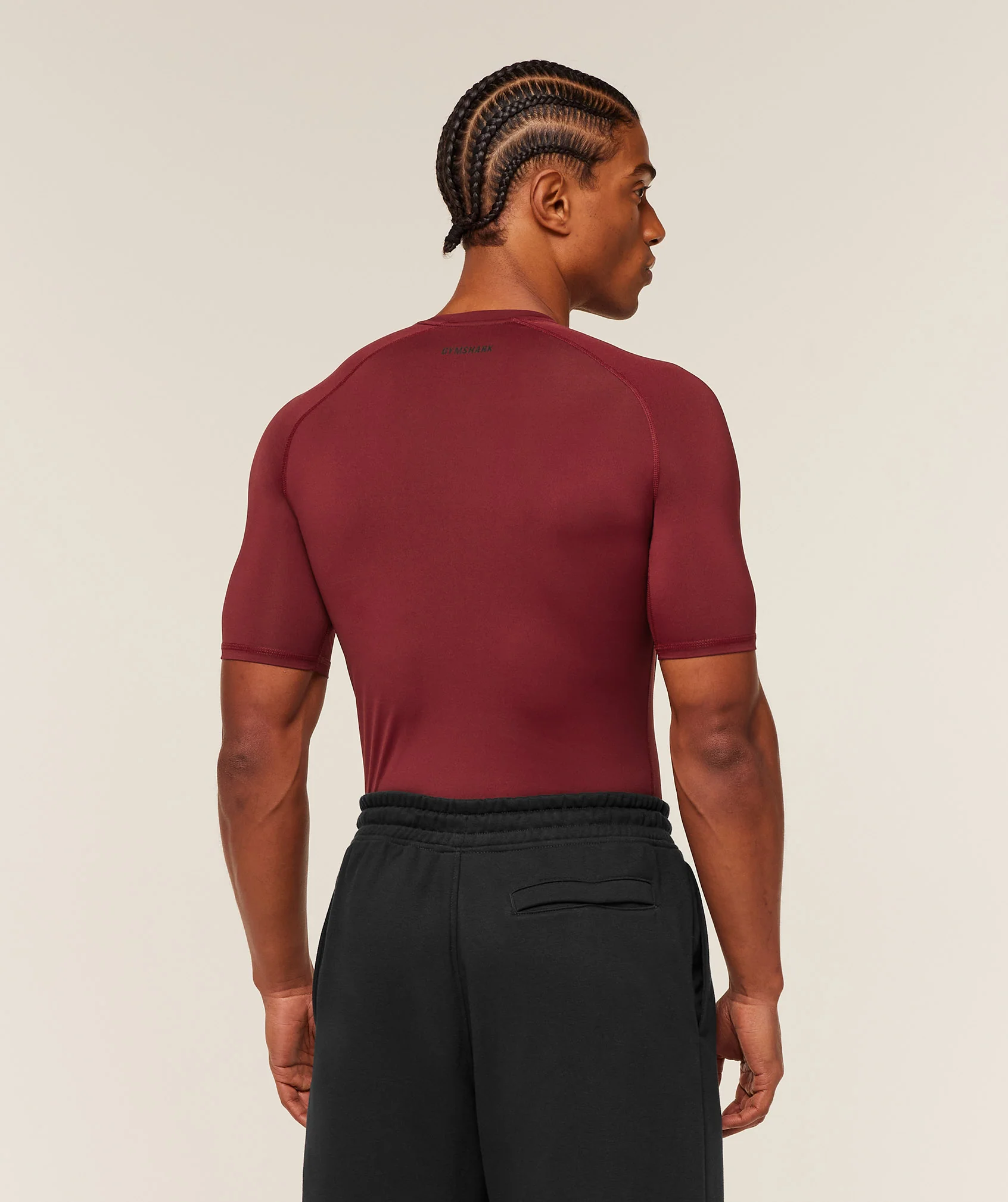 Gymshark Element Baselayer T-Shirt - Sets Red - Image 2