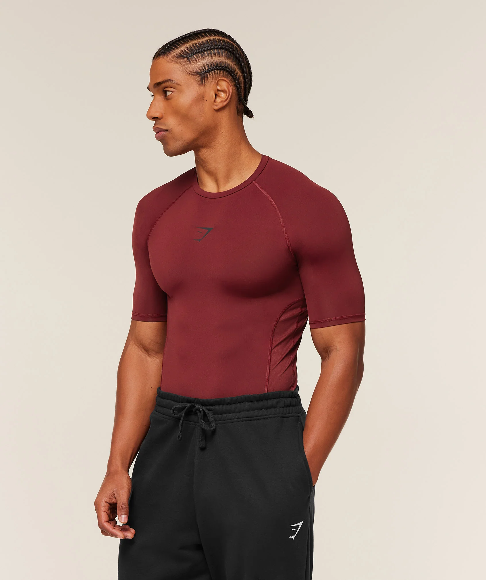 Gymshark Element Baselayer T-Shirt - Sets Red - Image 3