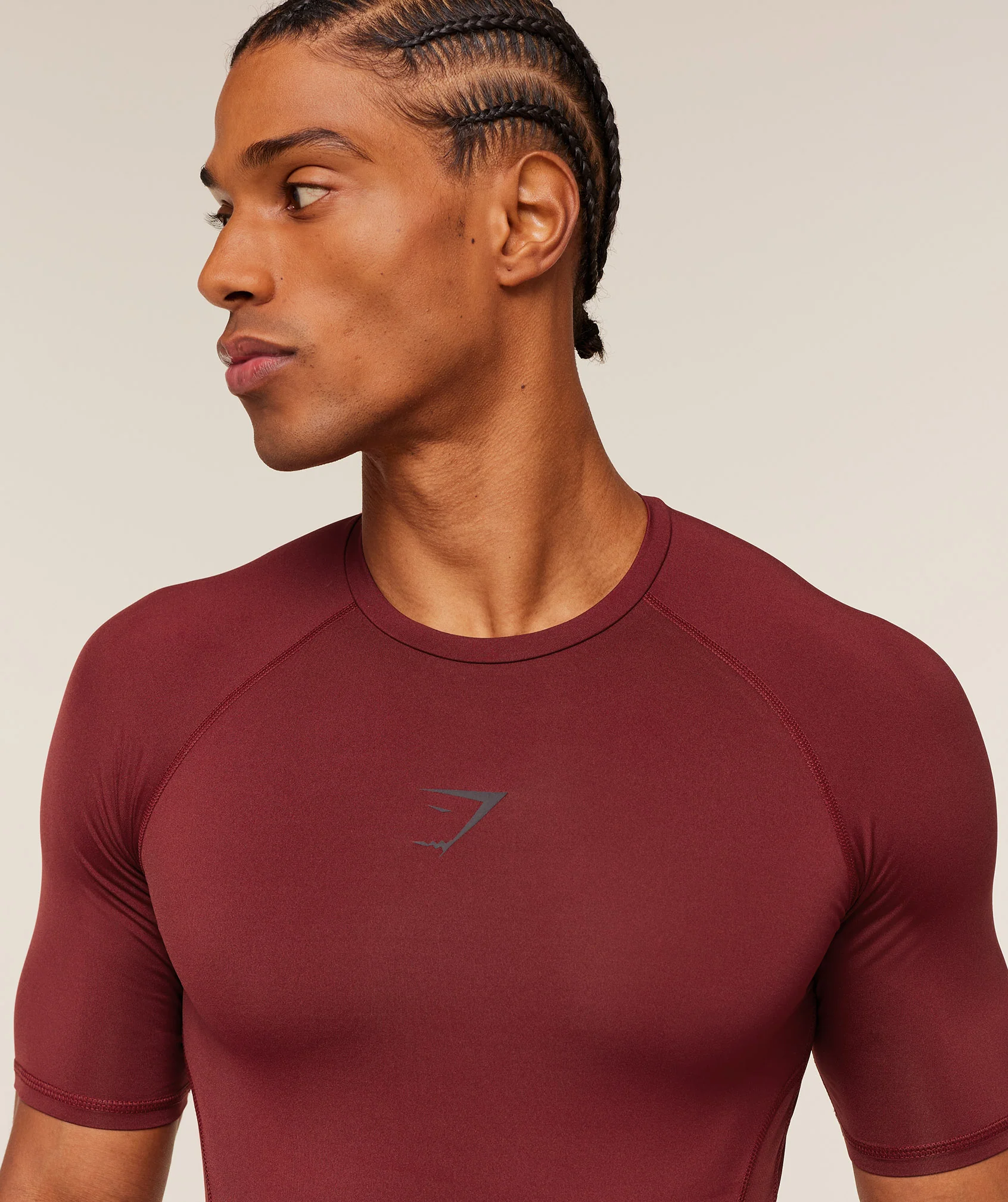 Gymshark Element Baselayer T-Shirt - Sets Red - Image 5