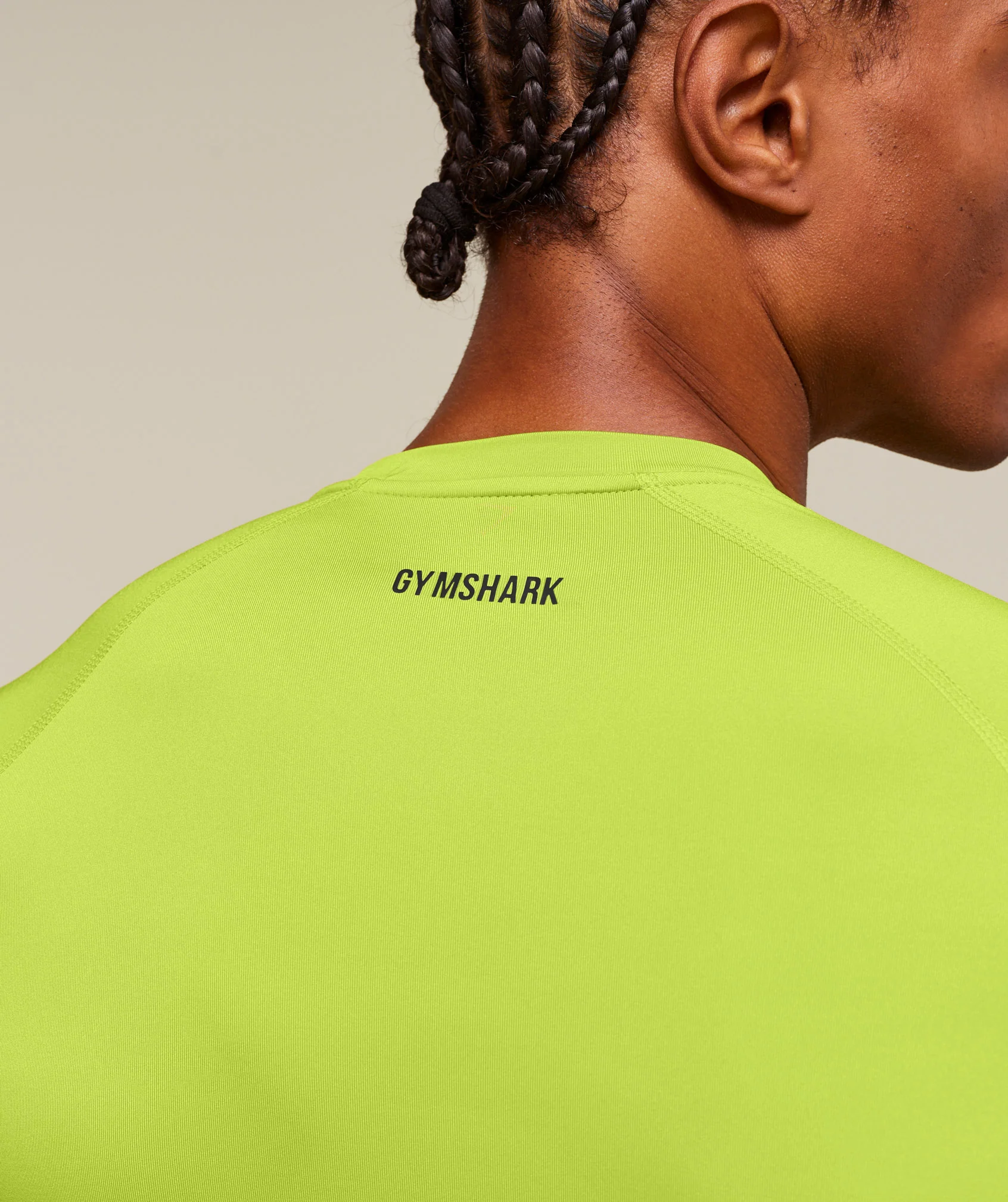 Gymshark Element Baselayer T-Shirt - Zest Green/Black - Image 6