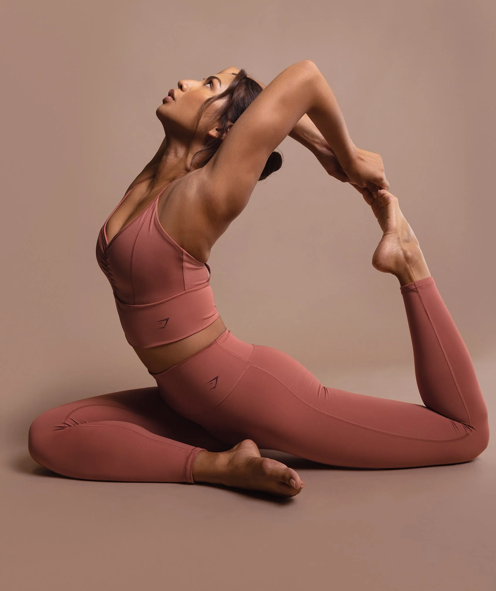 Gymshark Elevate Leggings - Rose Brown - Image 4