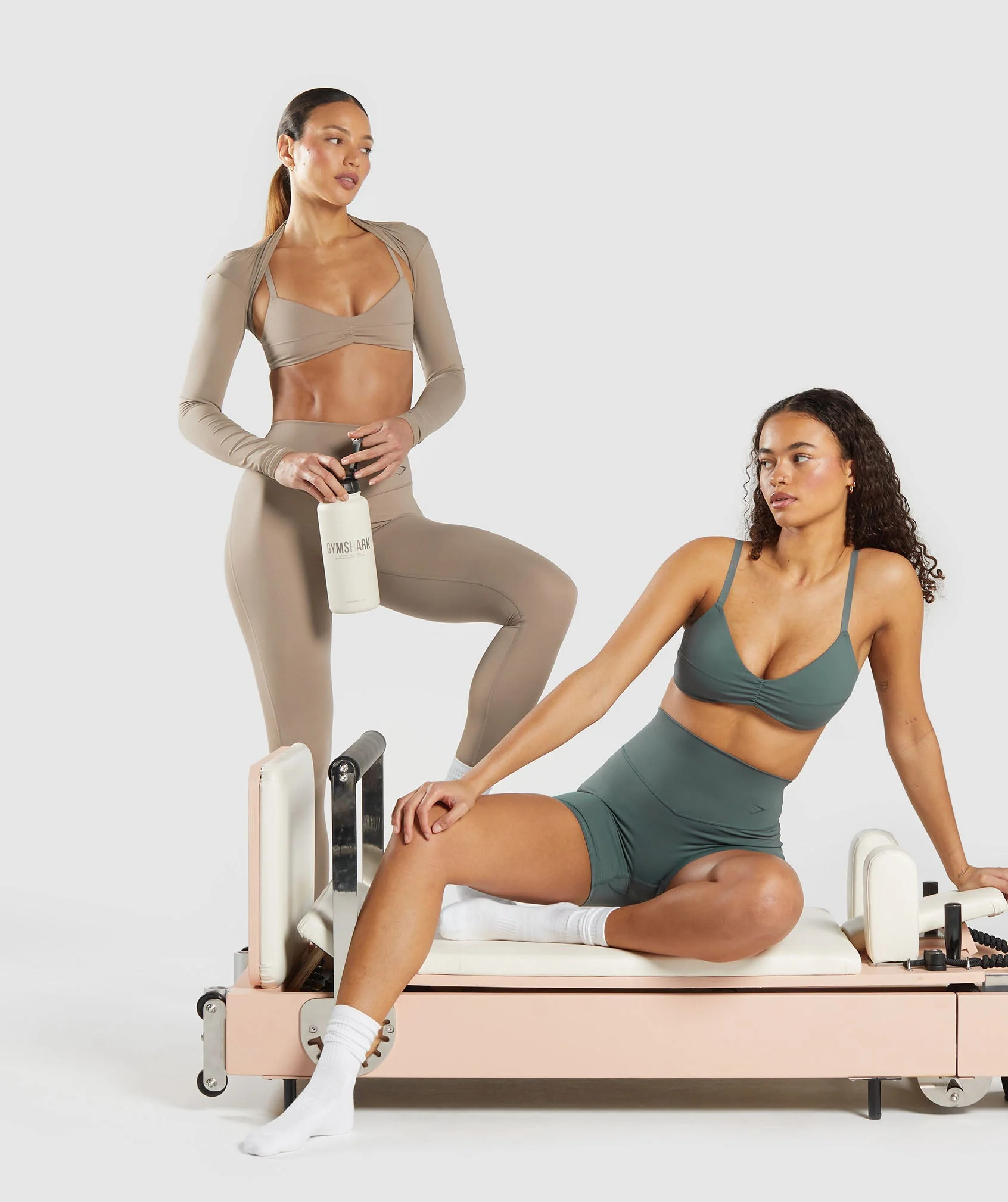 Gymshark Elevate Long Sleeve Top - Lifestyle Brown - Image 6