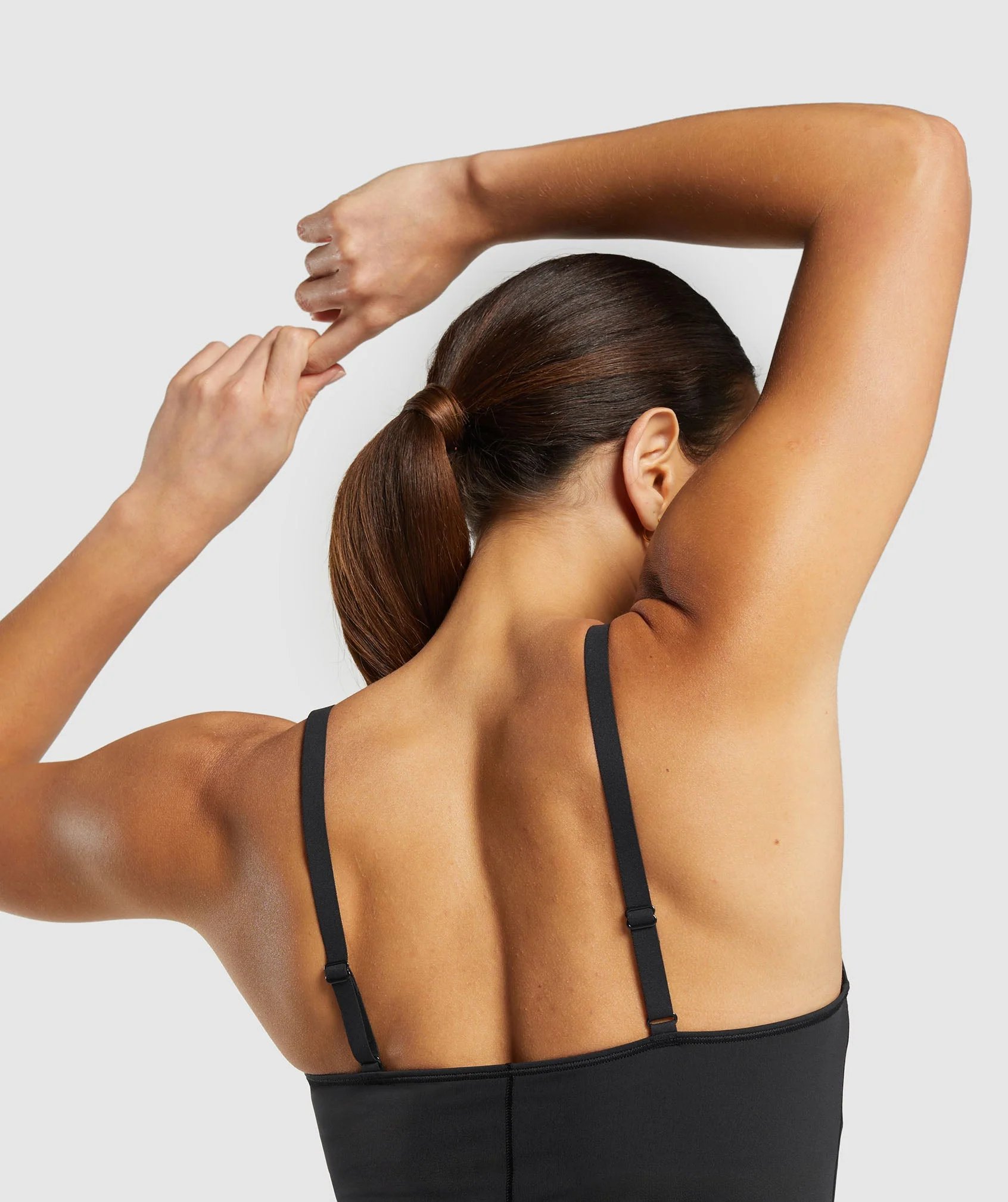 Gymshark Elevate Mesh Tank With Shelf - Black - Image 7