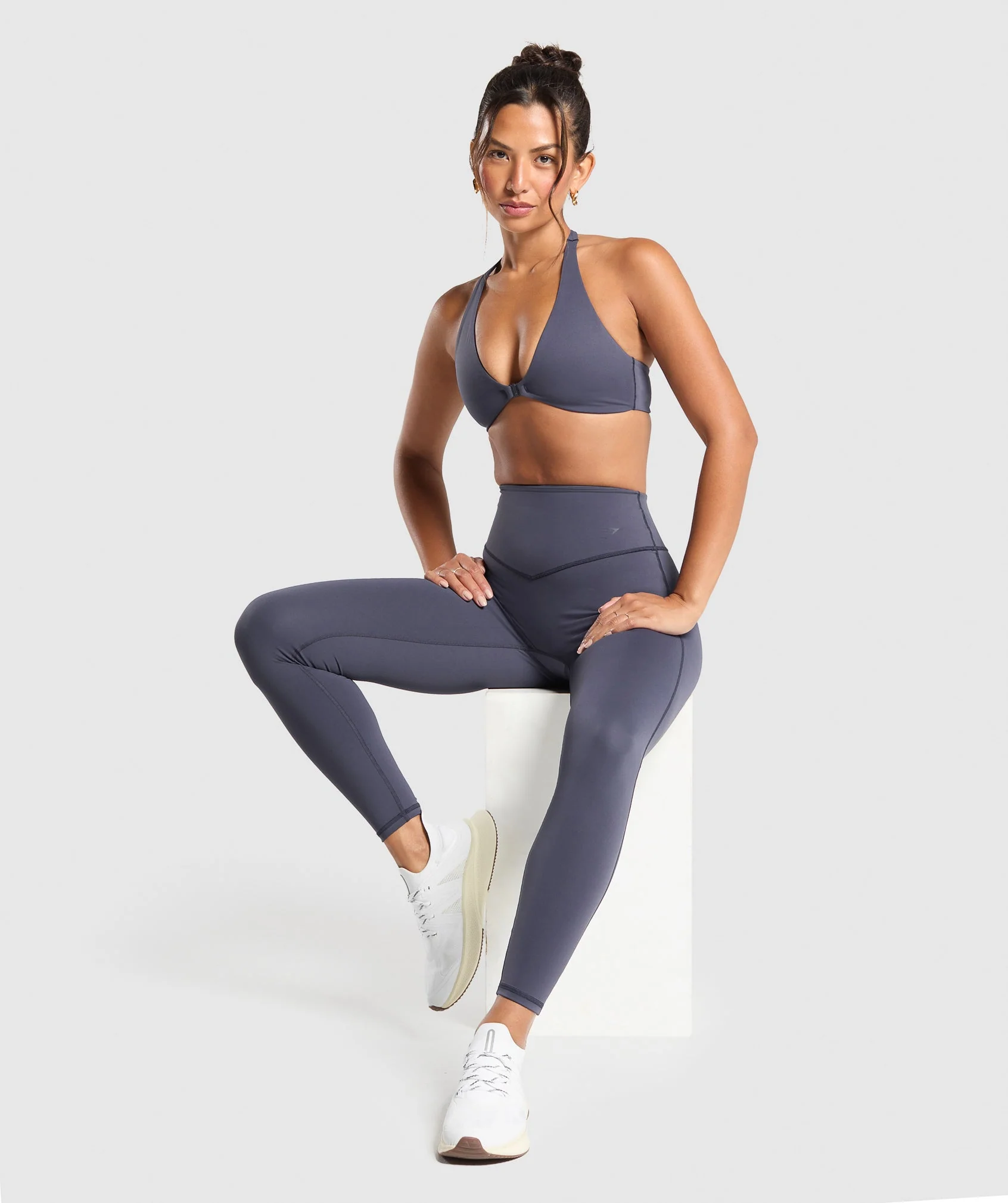 Gymshark Elevate Sports Bra - Heavy Blue - Image 5