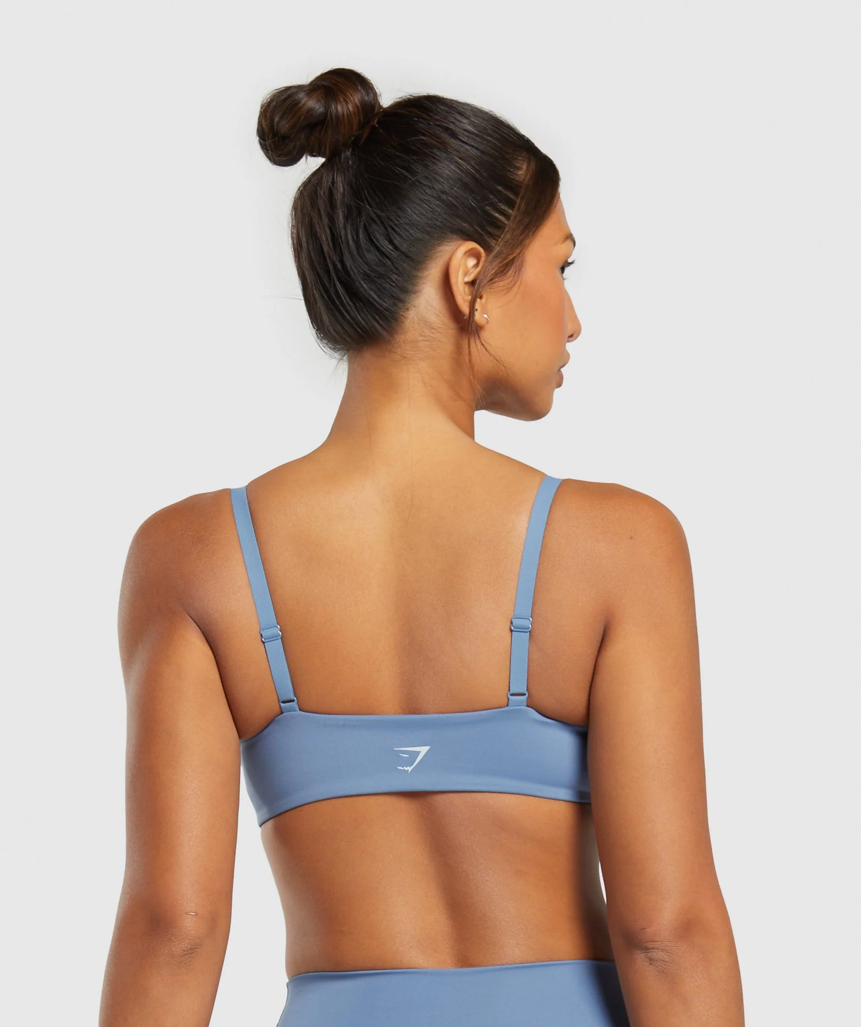 Gymshark Elevate Twist Front Bralette - Faded Blue - Image 2
