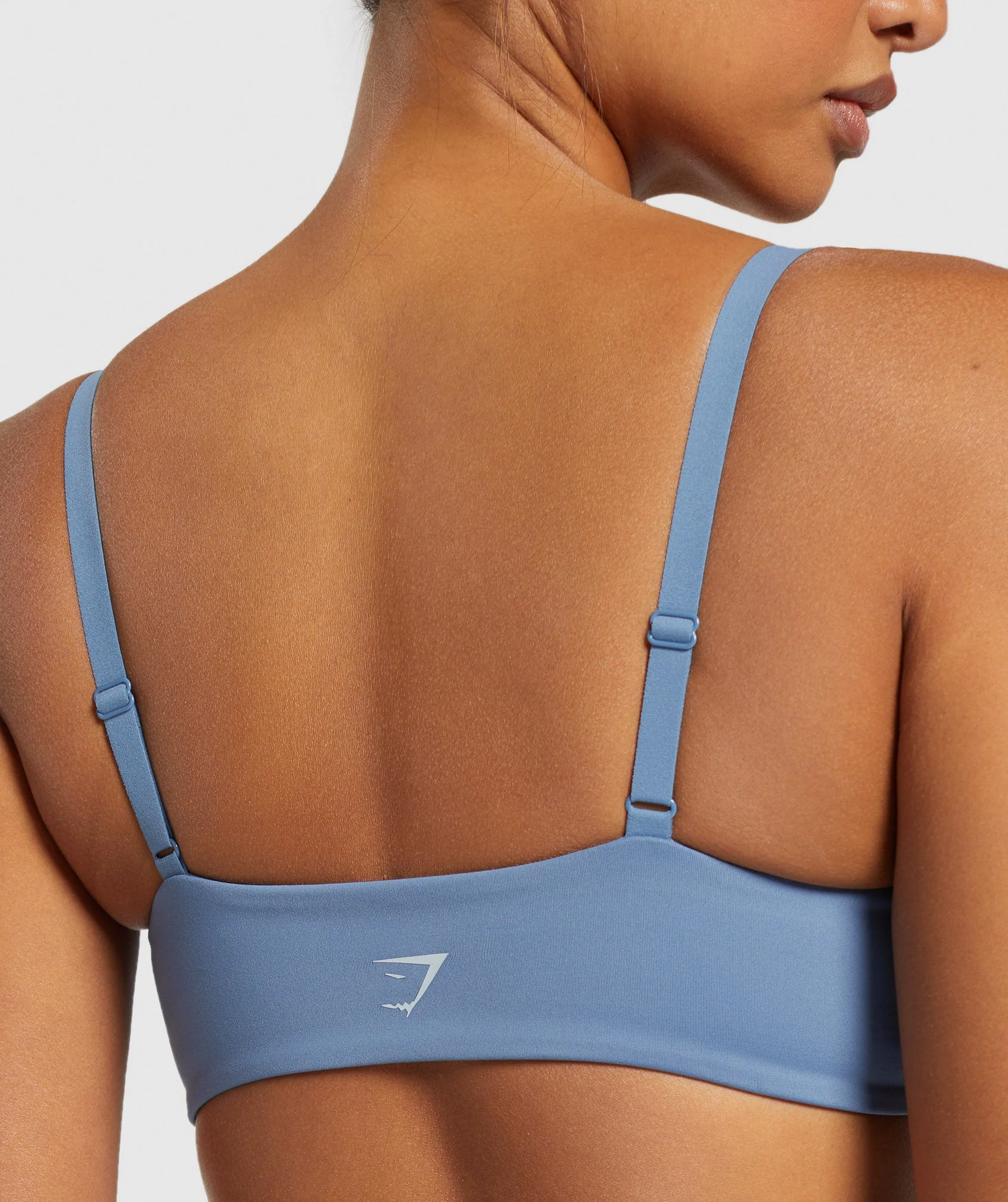 Gymshark Elevate Twist Front Bralette - Faded Blue - Image 5