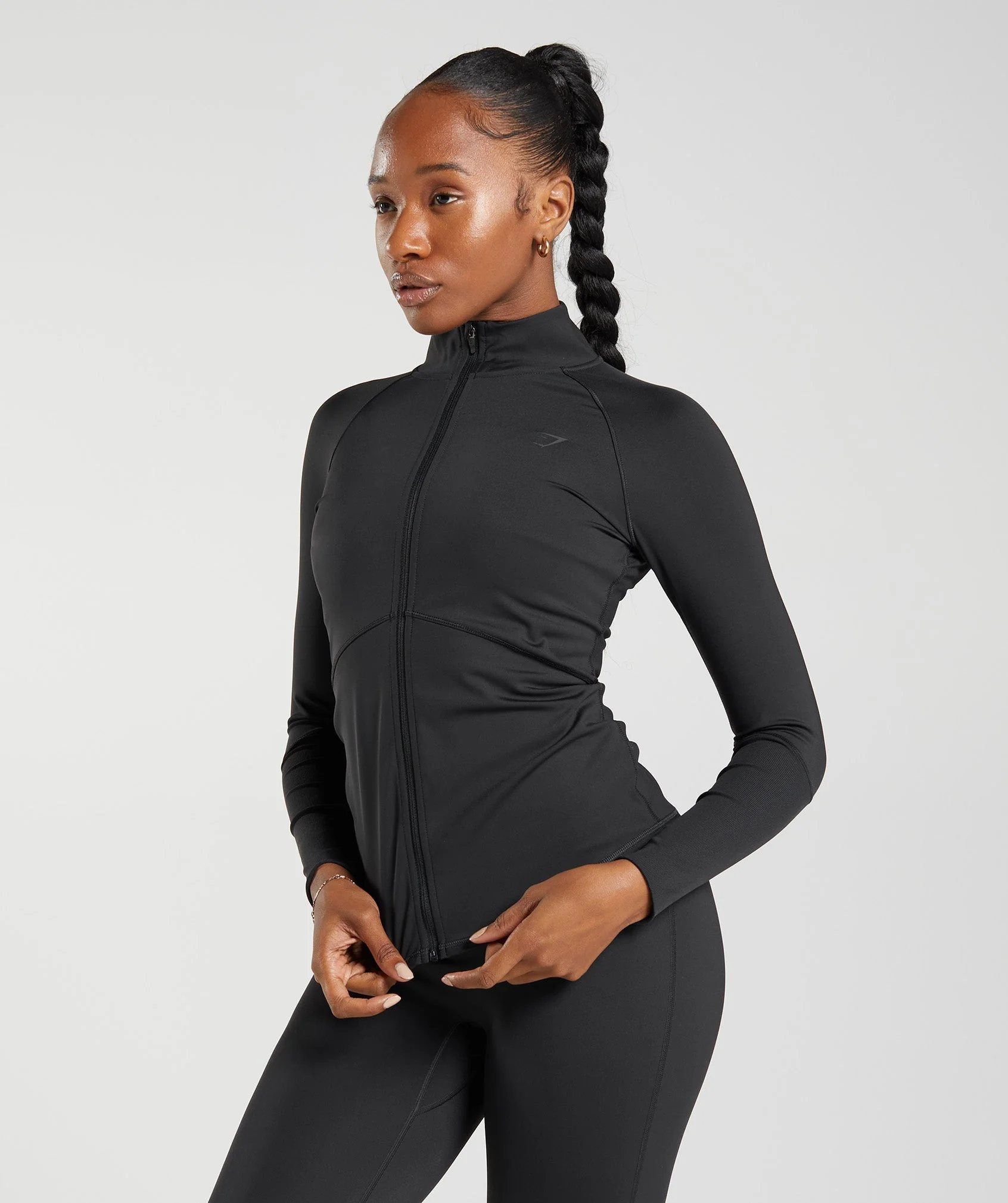 Gymshark Elevate Zip Up - Black - Image 3