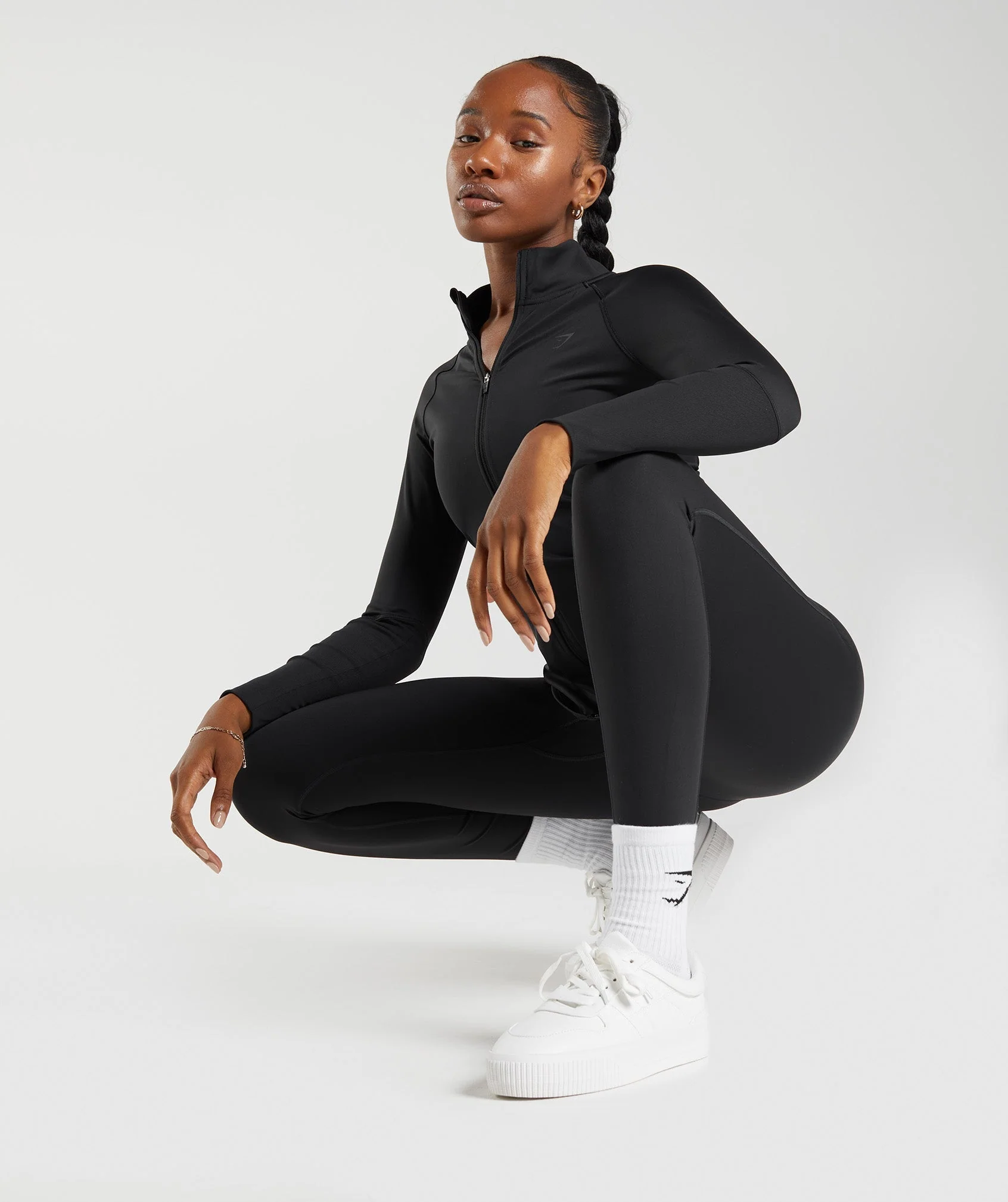 Gymshark Elevate Zip Up - Black - Image 4