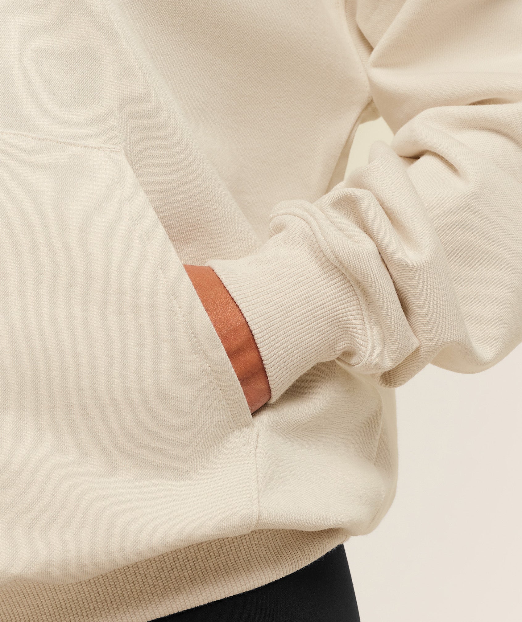 Gymshark Embossed Graphic Oversized Hoodie - Oat White - Image 6