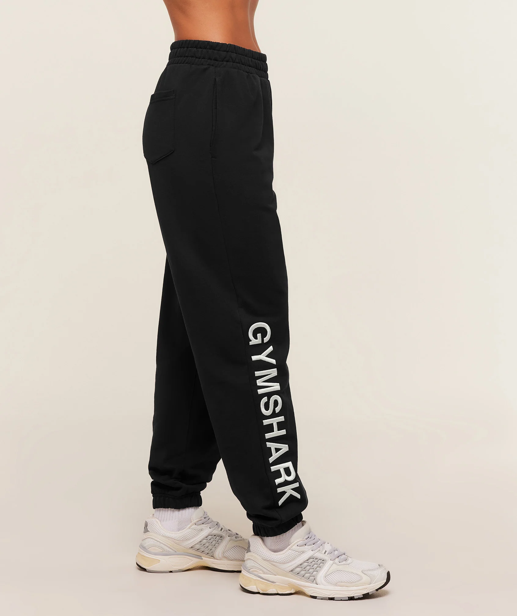 Gymshark Embroidered Logo Joggers - Black - Image 3
