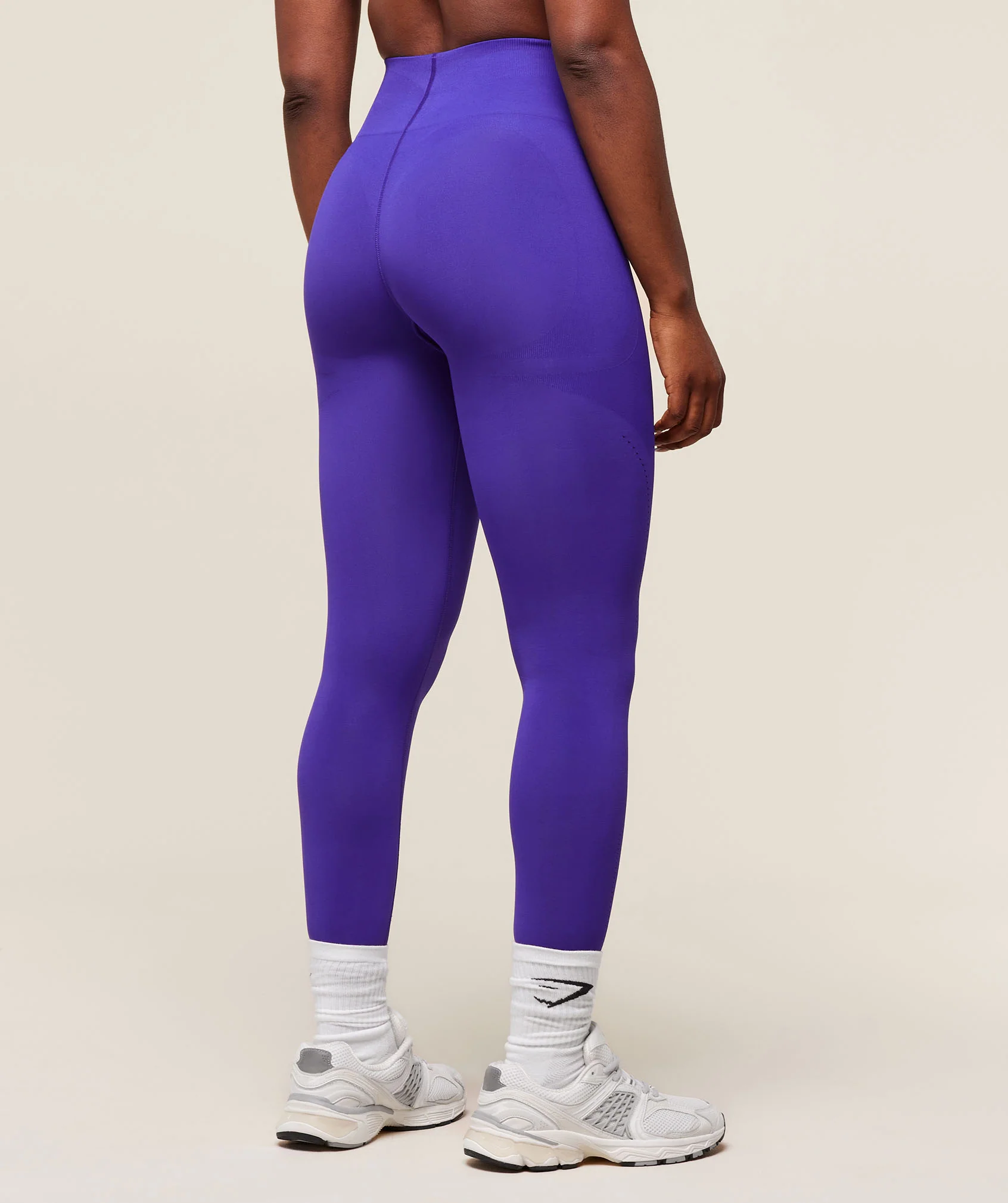 Gymshark Energise Seamless Leggings - Cobalt Purple - Image 2